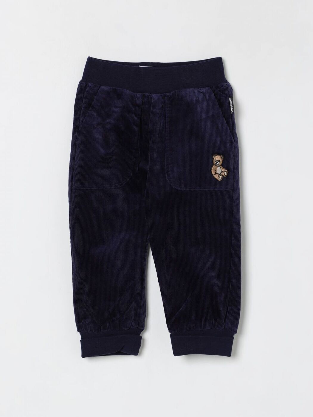 モスキーノ MOSCHINO ズボン ズボン下 ベビーユニセックス 青碧 Pants MUP05ILVA06 関税 貨物輸送無料 2025AW gi