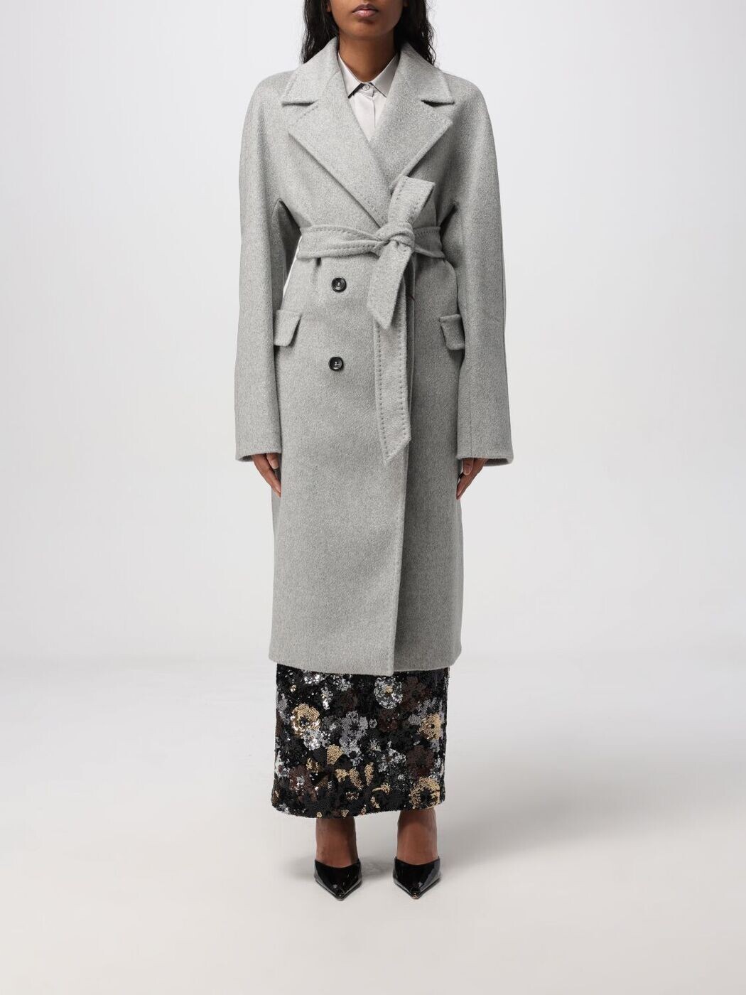 マックスマーラ ステュディオ MAX MARA STUDIO トレンチコート コート レディース グレー Coats and trench coats 2526016092600 Grey 関税 送料無料 2025AW gi｜BRANDSHOP「il Tesoro」 185,600円