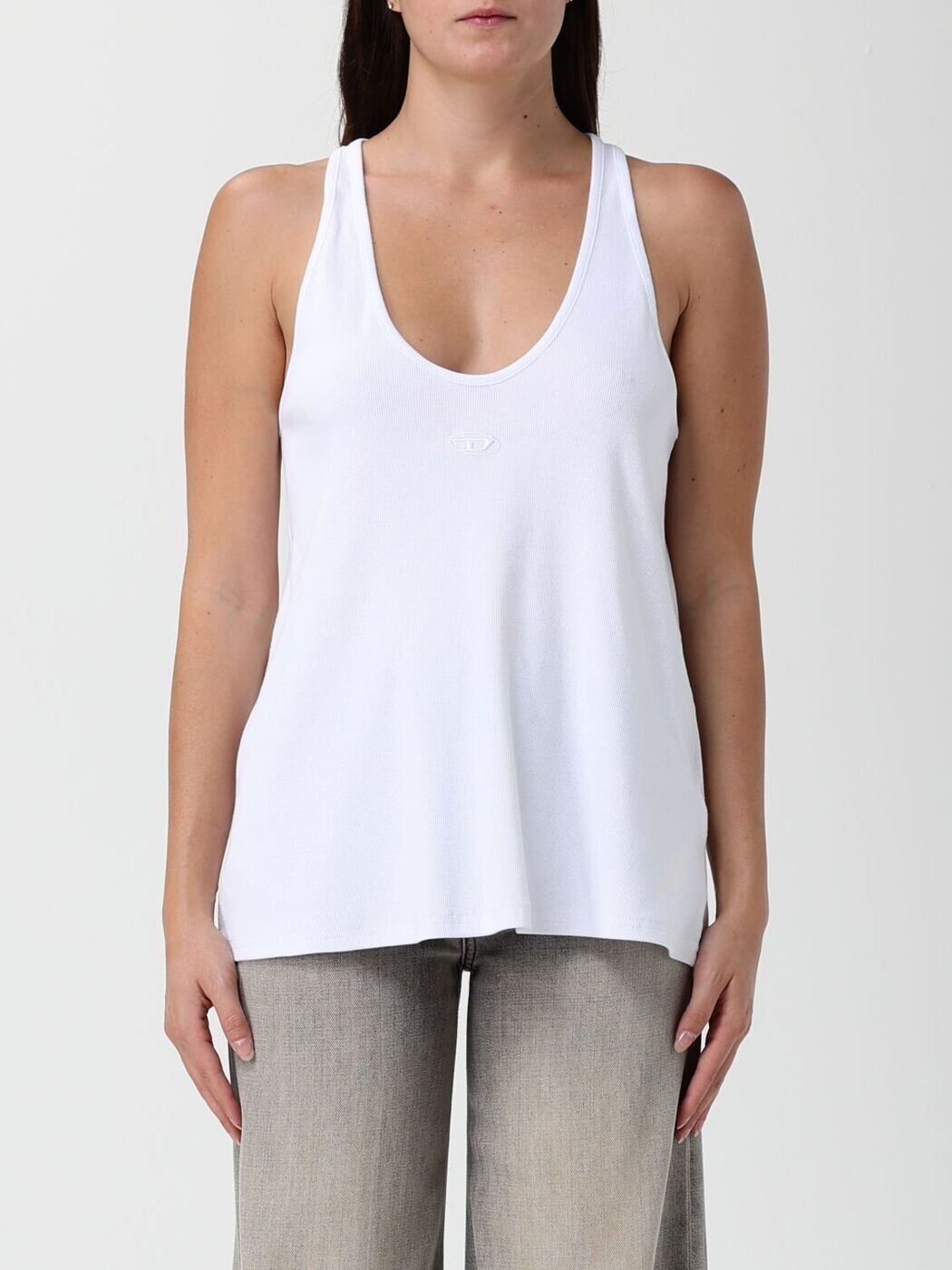 ディーゼル DIESEL スポーツシャツ プルオーバー レディース 白いこと T-shirts and polo shirts A215730JEAI 関税 貨物輸送無料 2025AW gi