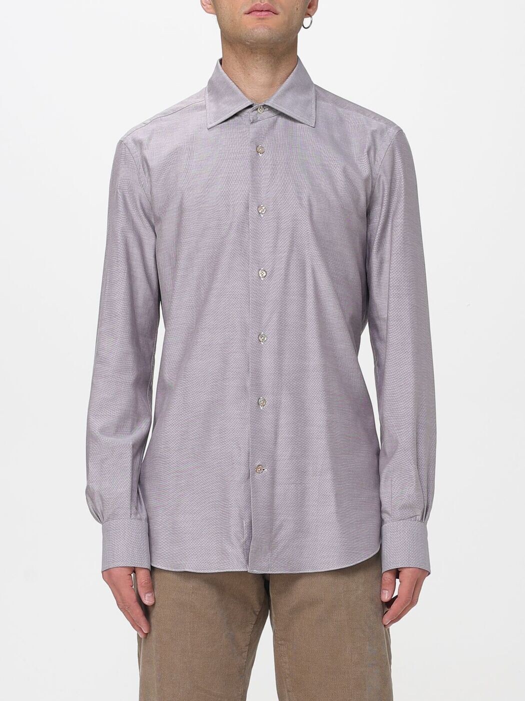 マッザレッリ MAZZARELLI シャツ メンズ ブラウン Shirts 44W16 Brown 関税 送料無料 2025AW gi|BRANDSHOP「il Tesoro」