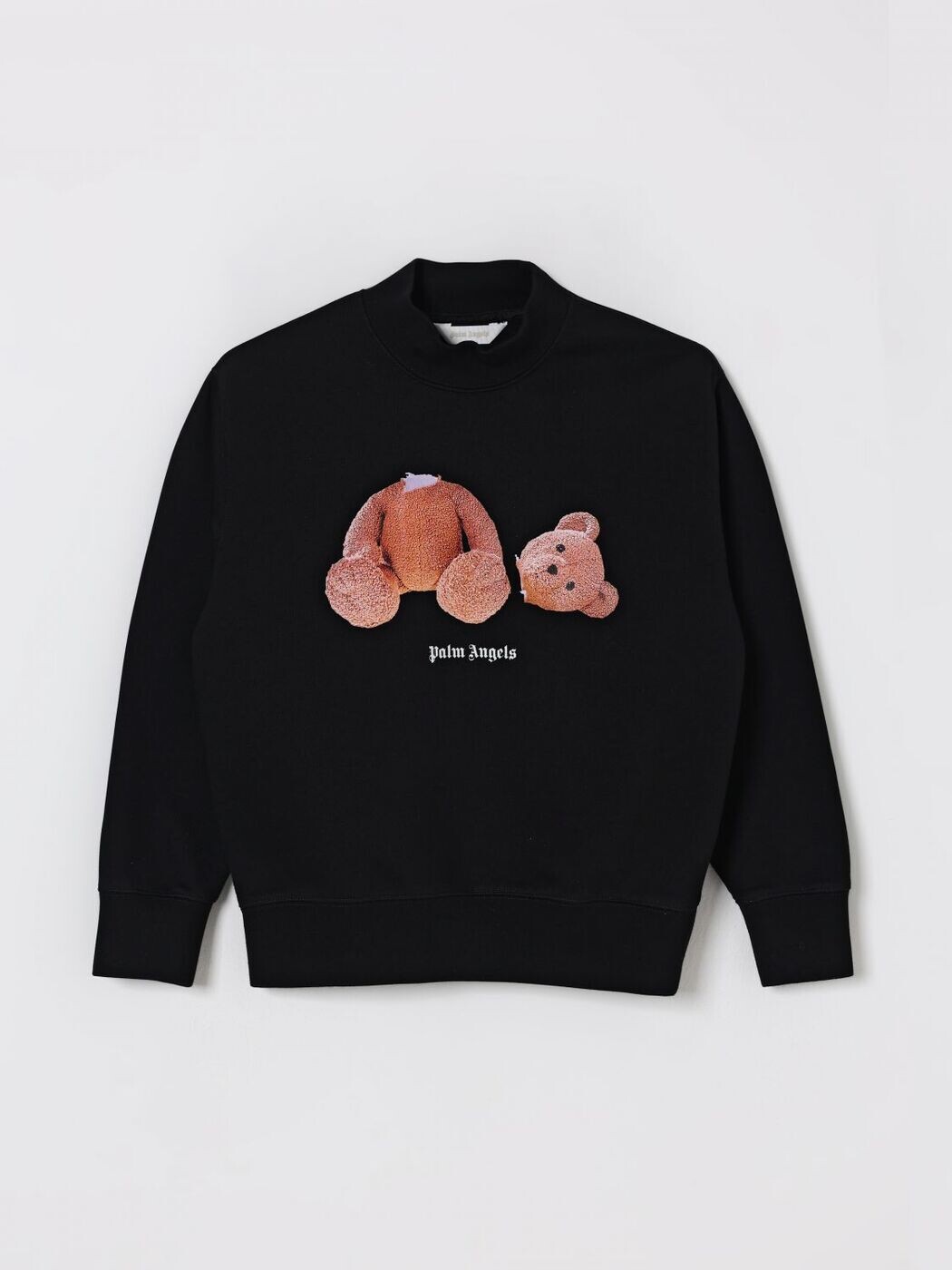 パーム・エンジェルス PALM ANGELS クルーネックジャンパー ニットウェア ボーイズ ブラック Crew neck jumpers PBBA012C99FLE004 Black 関税 送料無料 2025AW gi|BRANDSHOP「il Tesoro」