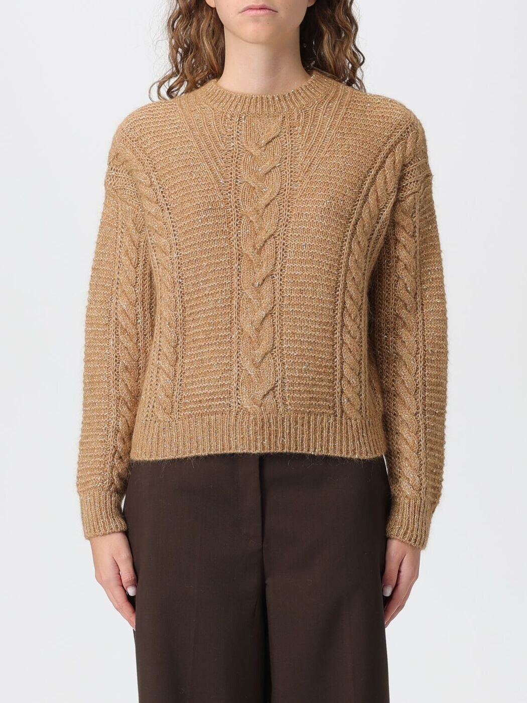 マックスマーラ ステュディオ MAX MARA STUDIO セーター ニットウェア レディース ブラウン Knitwear 2526366112600 Camel 関税 送料無料 2025AW gi｜BRANDSHOP「il Tesoro」