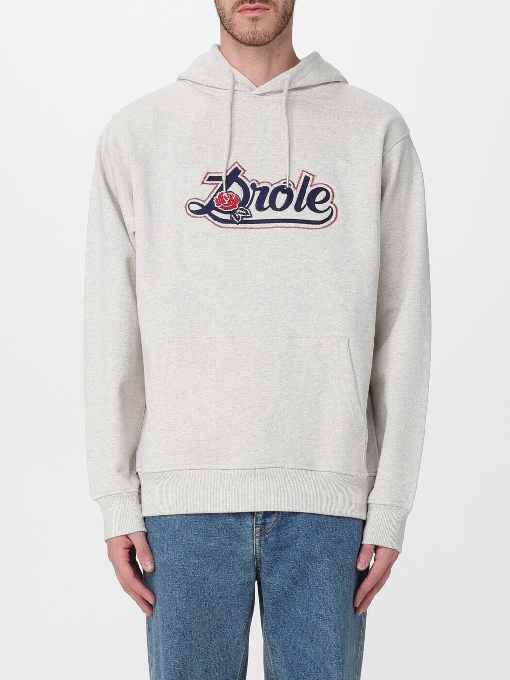 ドロール ド ムッシュ DROLE DE MONSIEUR トレーナー 調教師 メンズ 薄墨色 Sweatshirts HO189CO127 関税 貨物輸送無料 2025AW gi