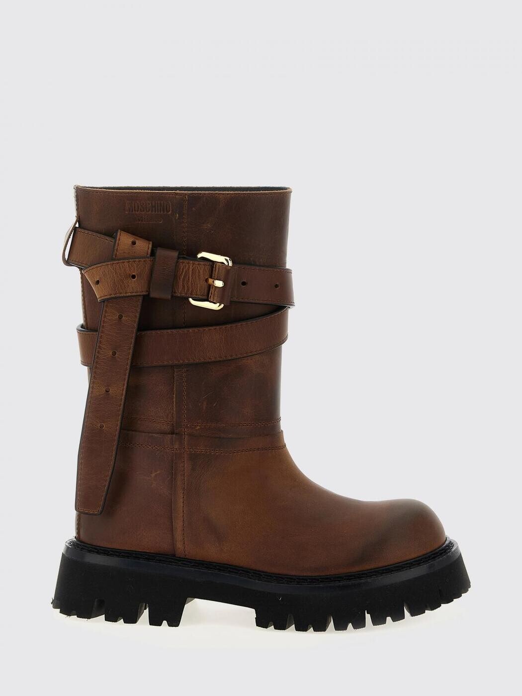 モスキーノクチュール MOSCHINO COUTURE ブーツ レディース 赤銅色 Boots A26054G1NMG0 関税 貨物輸送無料 2025AW gi