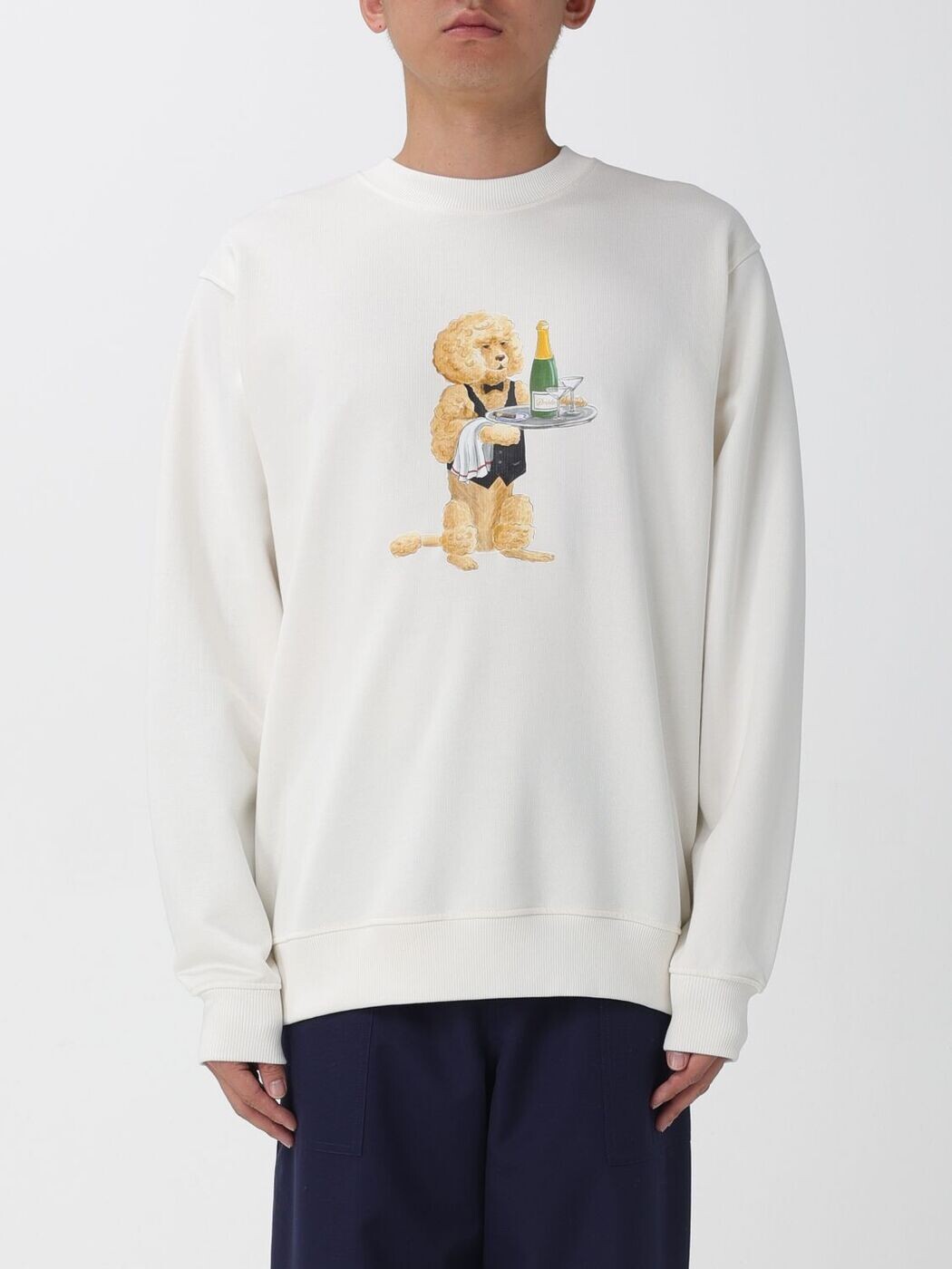 ドロール ド ムッシュ DROLE DE MONSIEUR トレーナー 調教師 メンズ 白いこと Sweatshirts SW182CO127 関税 貨物輸送無料 2025AW gi