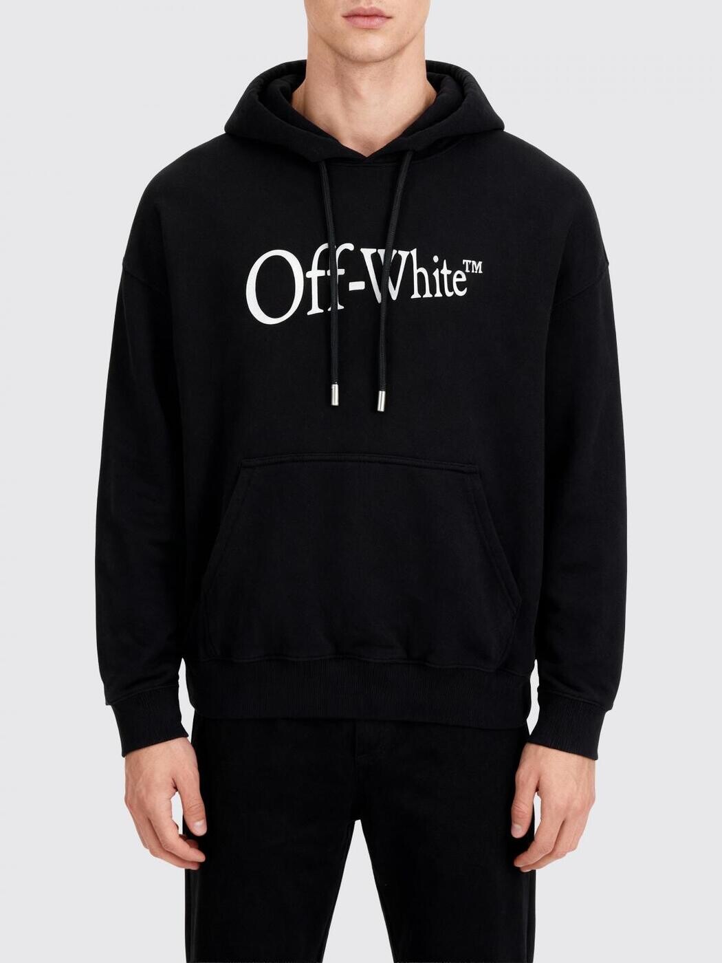 象牙色 OFF WHITE トレイナー 調教師 メンズ 黒いこと Sweatshirts OMBB085F25FLE00J 関税 貨物輸送無料 2025AW gi