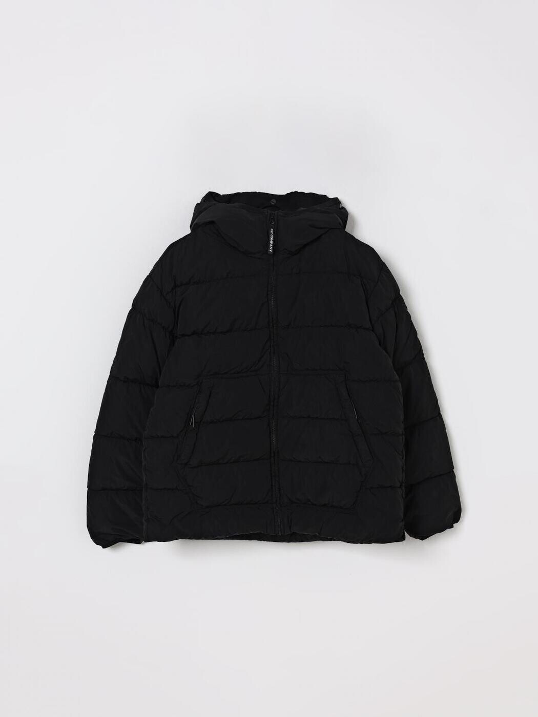 シーピーカンパニー C.P. COMPANY ボンバージャケット 上衣 ボーイズ 黒いこと Bomber jackets CUS01BL3C00 関税 貨物輸送無料 2025AW gi
