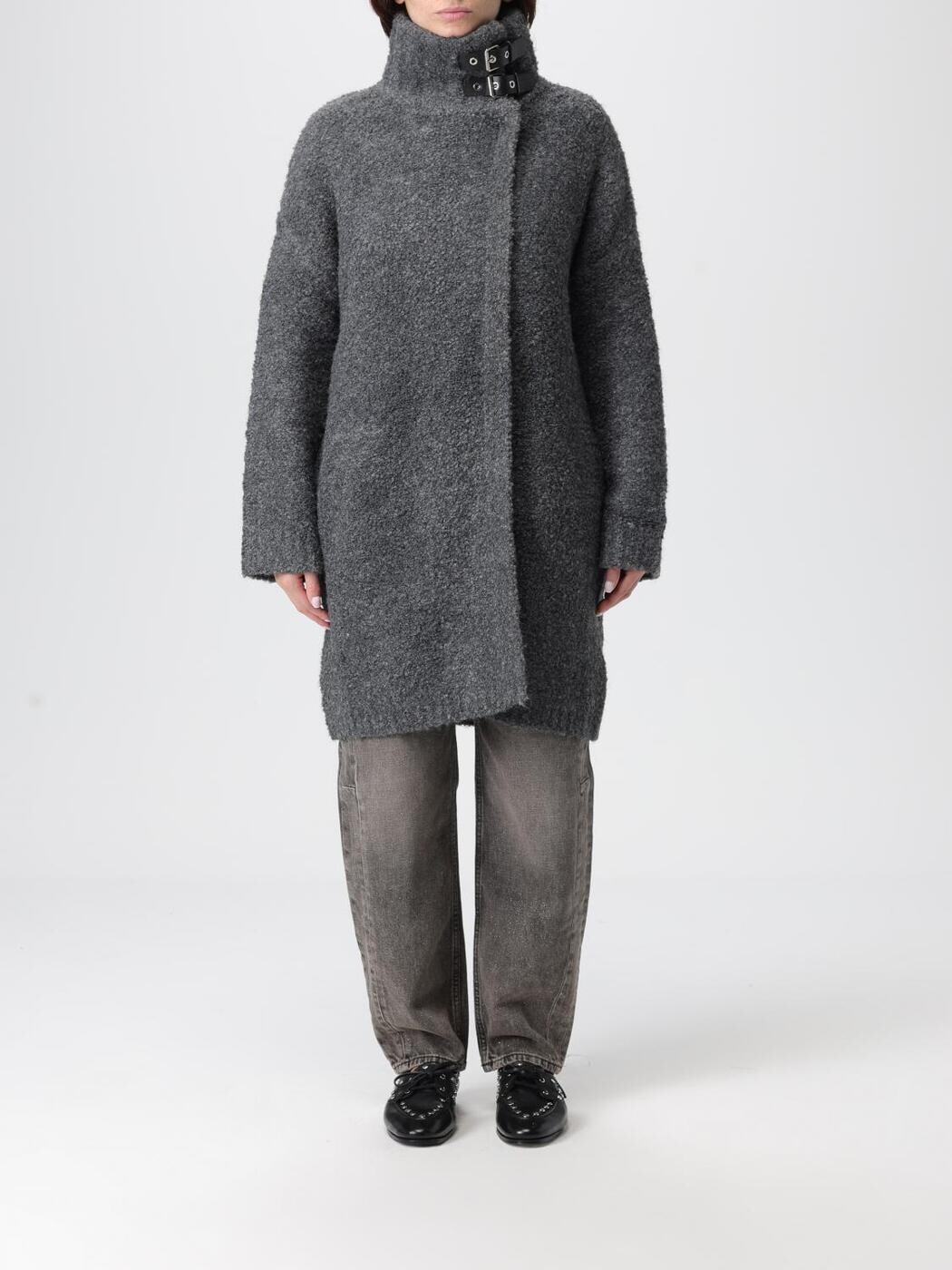 リュー ジョー LIU JO トレンチコート コート レディース グレー Coats and trench coats MF5441MA50P Grey 関税 送料無料 2025AW gi|BRANDSHOP「il Tesoro」
