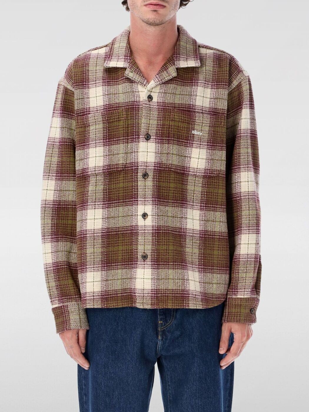 オベイ OBEY シャツ メンズ グリーン Shirts 181200419 Green 関税 送料無料 2025AW gi｜BRANDSHOP「il Tesoro」