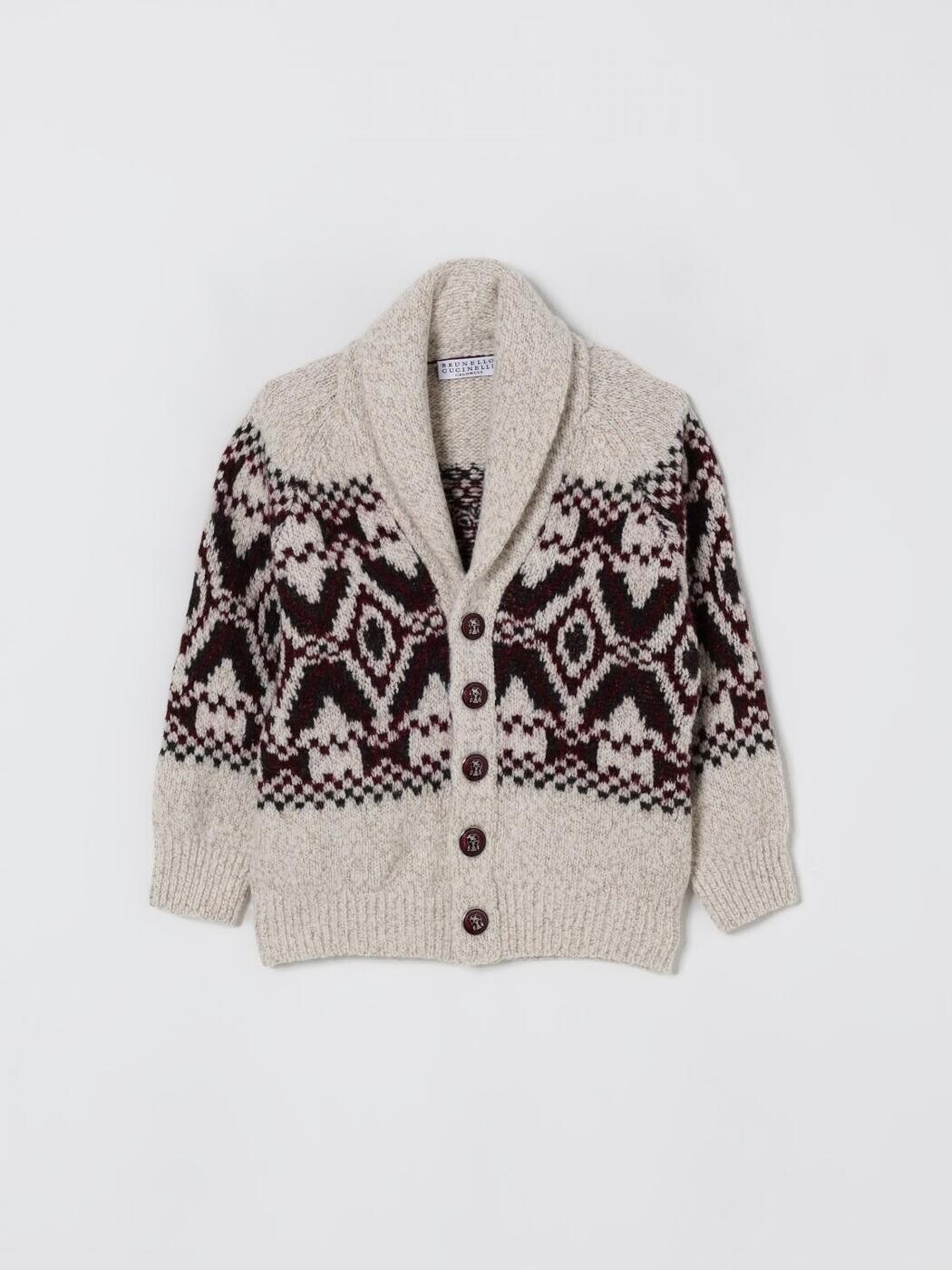 ブルネロ クチネリ BRUNELLO CUCINELLI クルーネックジャンパー 編み物御召しもの ボーイズ ベージュ Crew neck jumpers BRIM51306 関税 貨物輸送無料 2025AW gi
