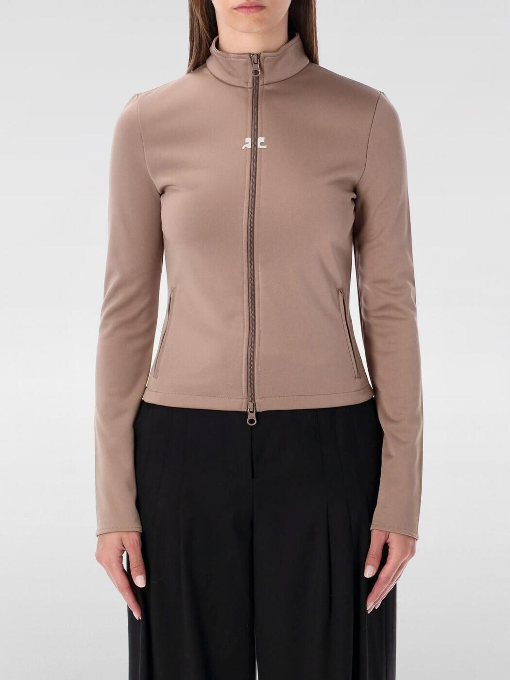 クレージュ COURREGES 調教師 レディース 赤銅色 Sweatshirts 325JVE133JS0250 関税 貨物輸送無料 2025AW gi