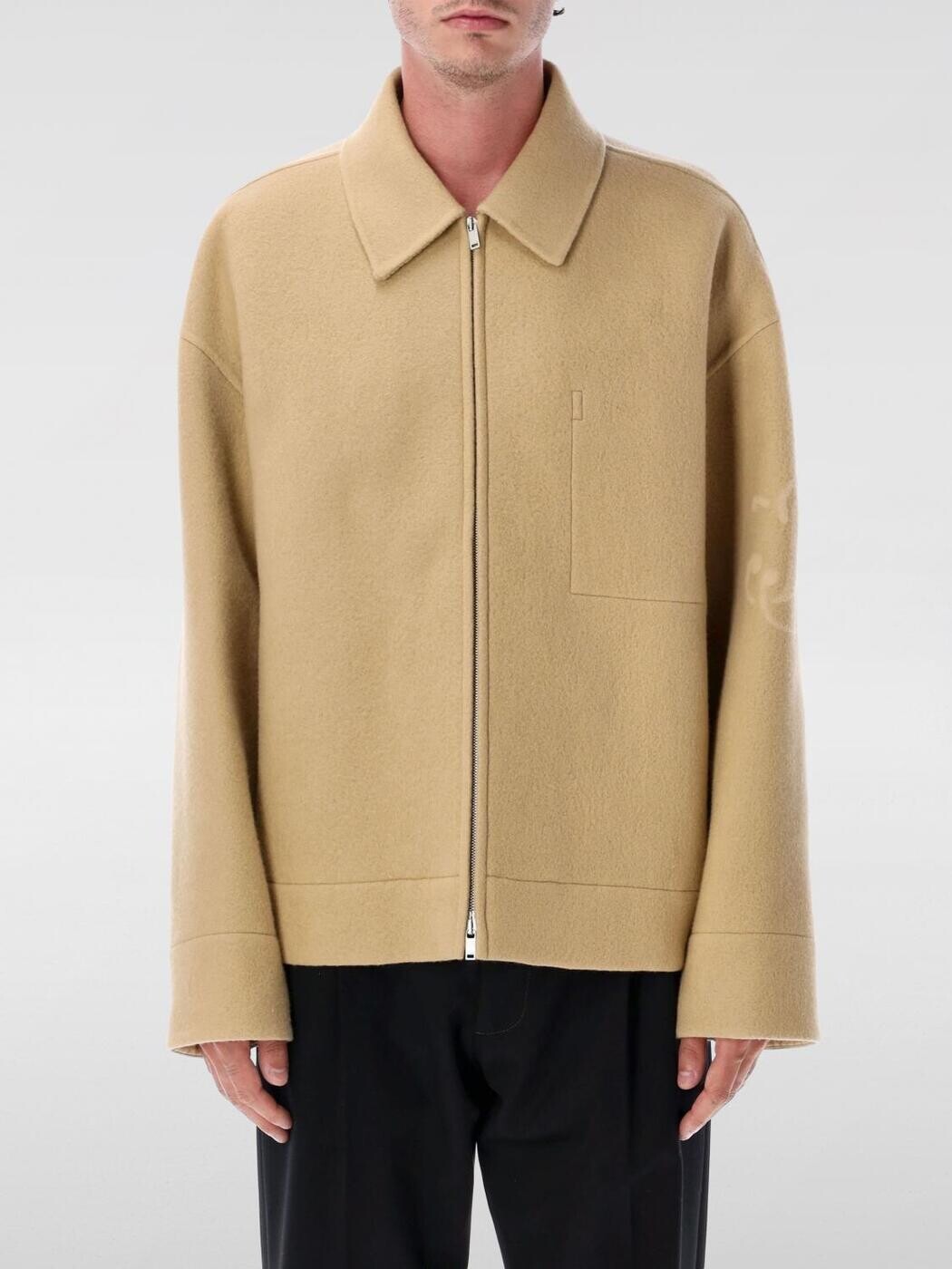 内鰓 サンダー JIL SANDER トレンチ 厚地の外套 メンズ Coats and Trench J47BN0170J40020 関税 貨物輸送無料 2025AW gi