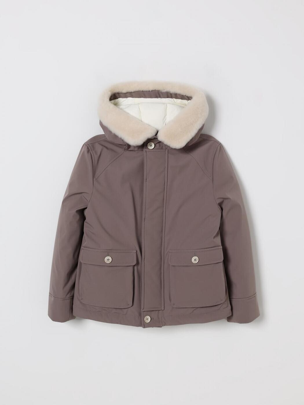 ブルネロ クチネリ BRUNELLO CUCINELLI ボンバージャケット 上衣 ボーイズ 薄墨色 Bomber jackets BV406J331 関税 貨物輸送無料 2025AW gi