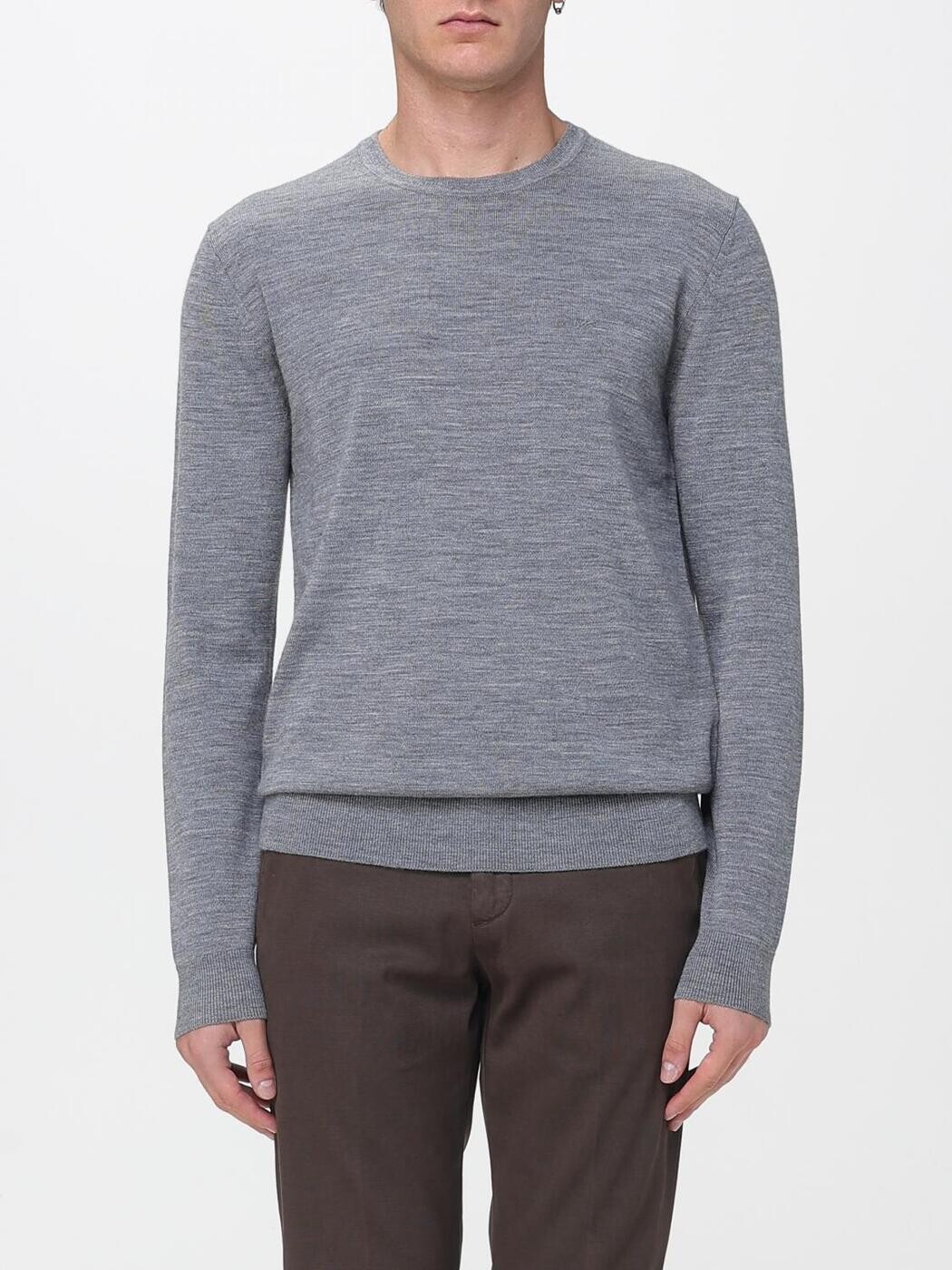マイケル教科課程 MICHAEL KORS プルオーバー 編み物御召しもの メンズ 薄墨色 Knitwear CF460F77AP Grey 関税 貨物輸送無料 2025AW gi
