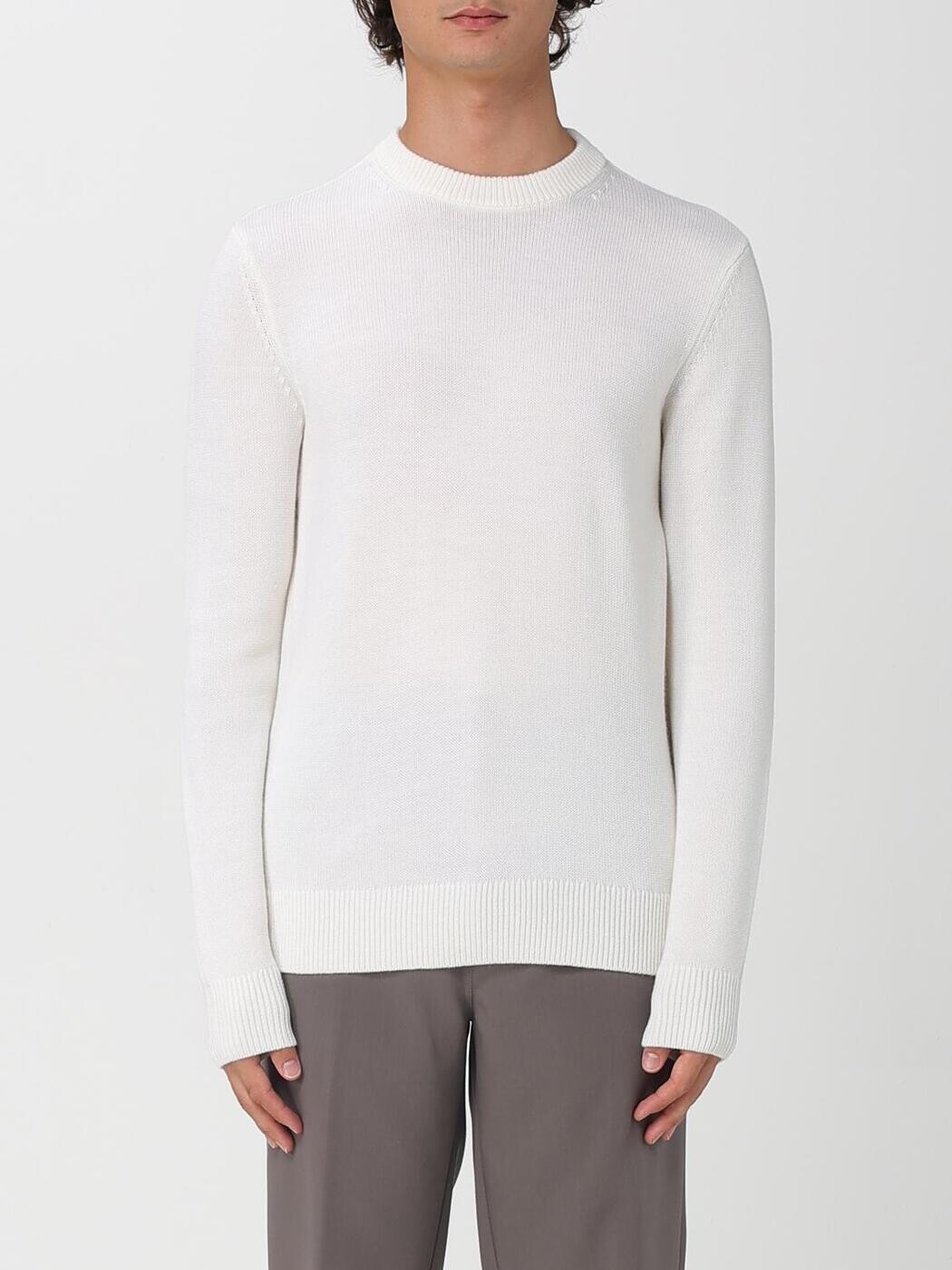 イーエーセブン EA7 プルオーバー 編み物御召しもの メンズ Knitwear 7M000925AF17667 Yellow Cream 関税 貨物輸送無料 2025AW gi