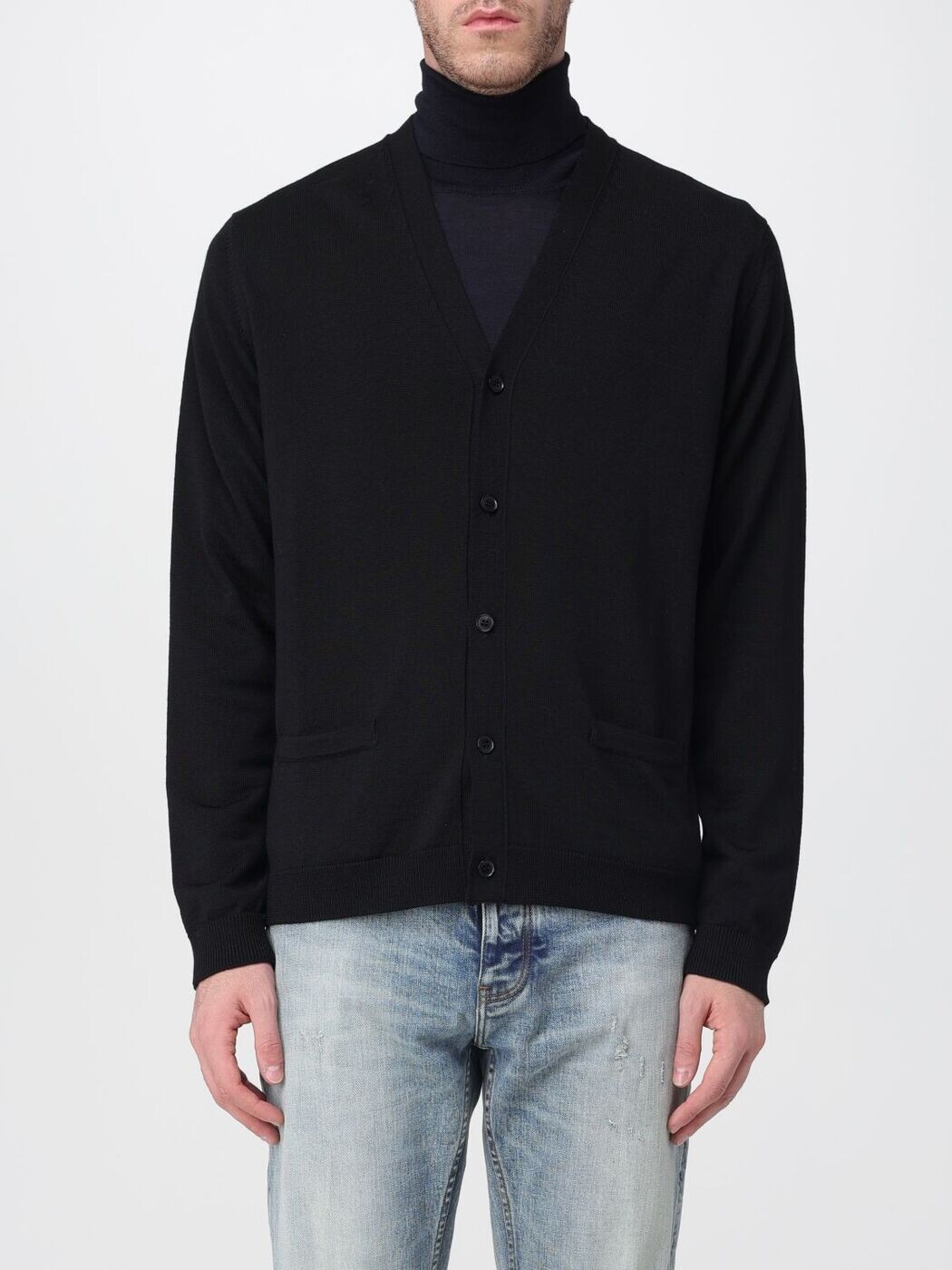 ロベルト コリーナ ROBERTO COLLINA プルオーバー 編み物御召しもの メンズ 黒いこと Knitwear 253M01010 Black 関税 貨物輸送無料 2025AW gi