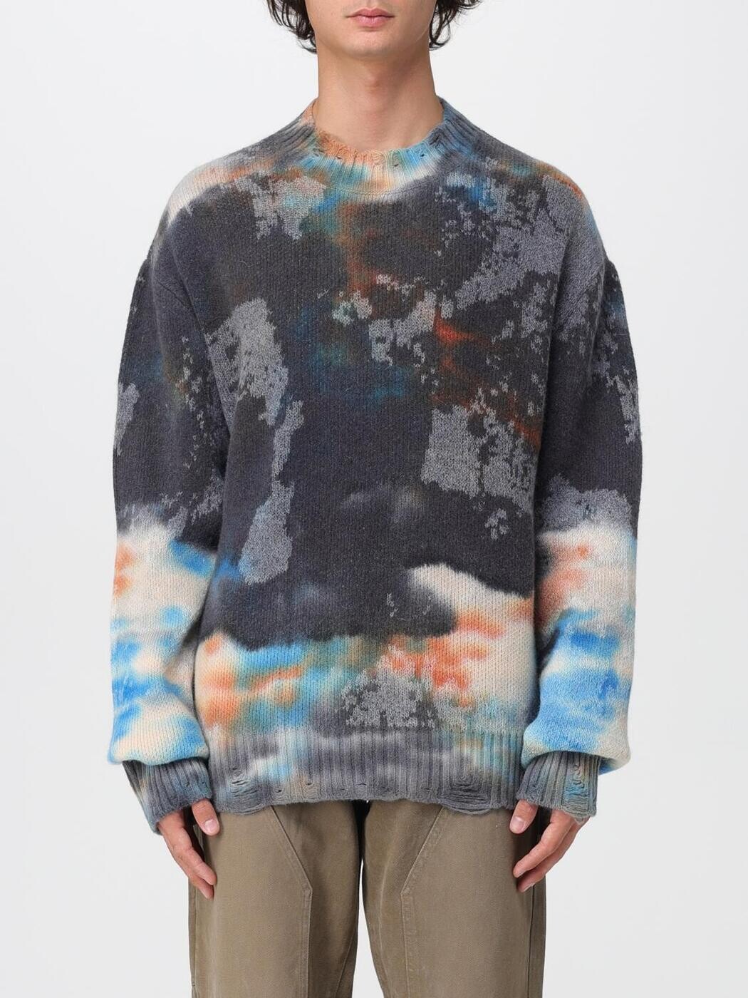 ジャスト カヴァリ JUST CAVALLI セーター ニットウェア メンズ マルチカラー Knitwear 79OAFM27CMO01 Multicolor 関税 送料無料 2025AW gi|BRANDSHOP「il Tesoro」