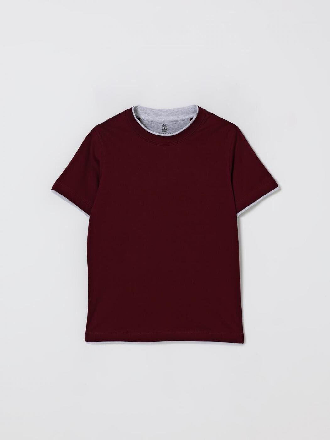 ブルネロ クチネリ BRUNELLO CUCINELLI ロング衣袂ティーシャツ ティーシャツ ボーイズ 赤いこと Long sleeve t-shirts B0B13T157 関税 貨物輸送無料 2025AW gi