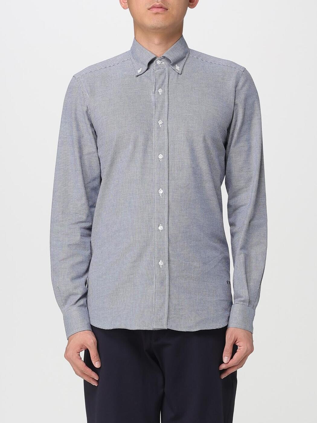 フェイ FAY シャツ メンズ ブルー Shirts NCMA1512580XPZ Blue 関税 送料無料 2025AW gi|BRANDSHOP「il Tesoro」