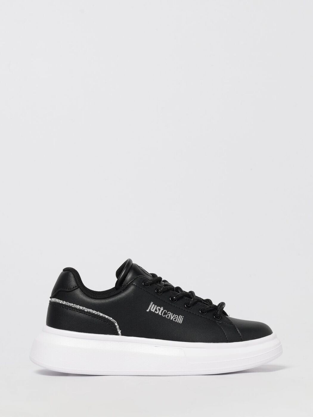 ジャスト カヴァリ JUST CAVALLI スニーカー レディース 黒いこと Sneakers 79RA3SB1ZPB59 関税 貨物輸送無料 2025AW gi