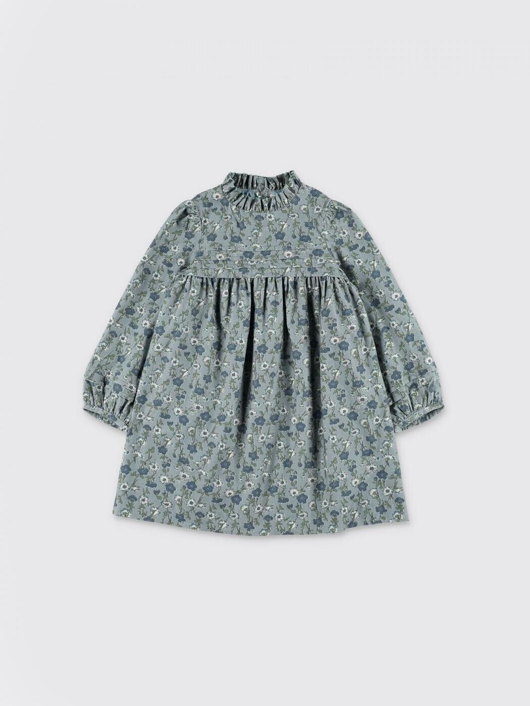 ボンポワン BONPOINT ロング御召しもの 御召しもの ガールズ 緑であること Long dresses W05GDRW00053 関税 貨物輸送無料 2025AW gi