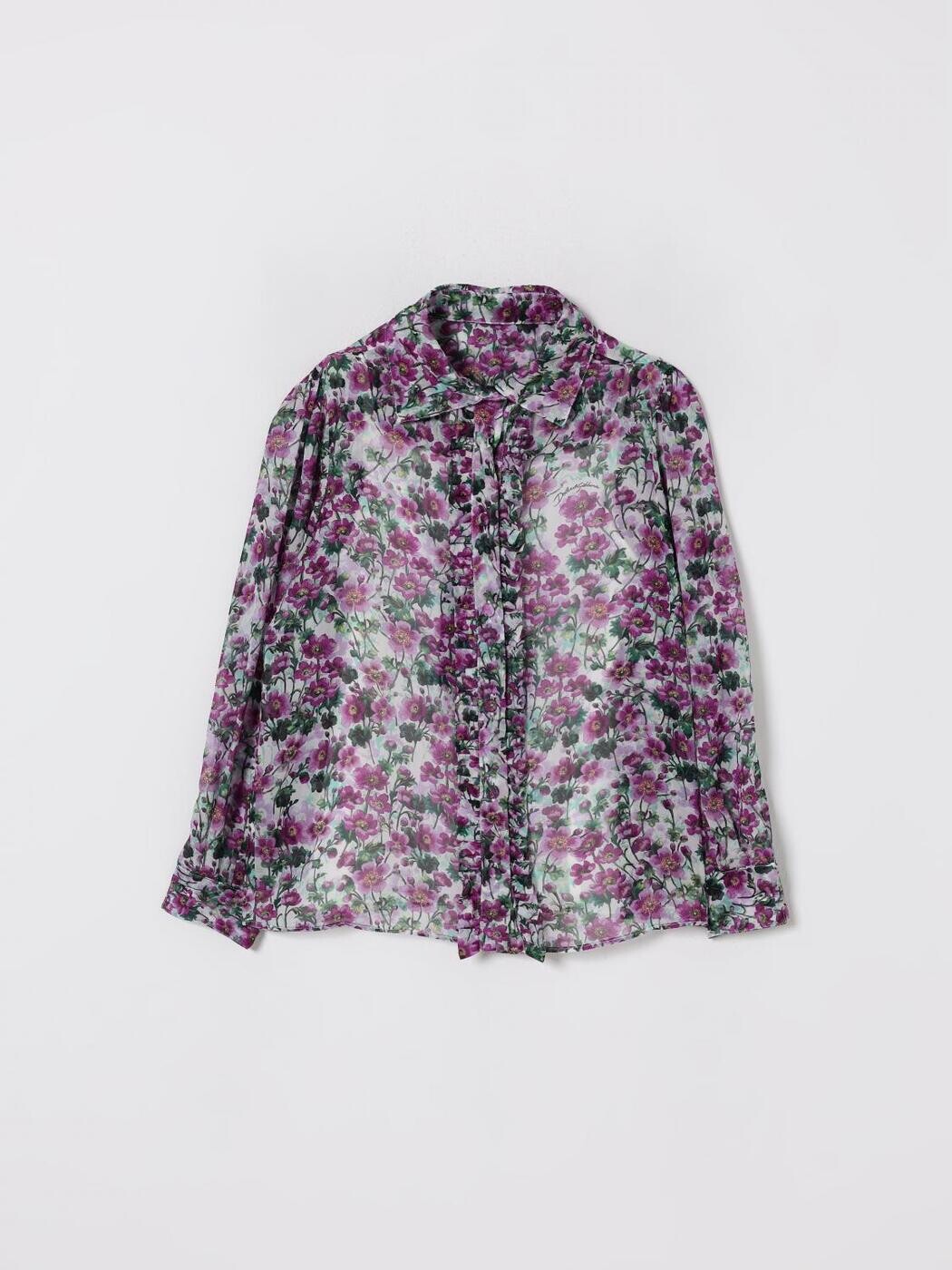 ドルチェ＆ガッバーナ DOLCE\u0026GABBANA フォーマルシャツ プルオーバー ガールズ パープル Formal shirts L56S45IS1ZT 関税 貨物輸送無料 2025AW gi