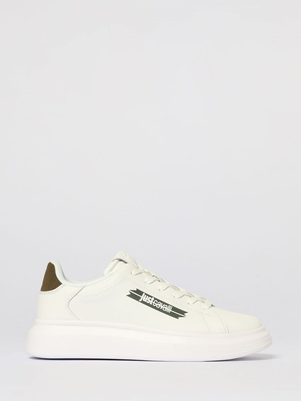 ジャスト カヴァリ JUST CAVALLI スニーカー メンズ 白いこと Sneakers 79QA3SBFZPB63 関税 貨物輸送無料 2025AW gi
