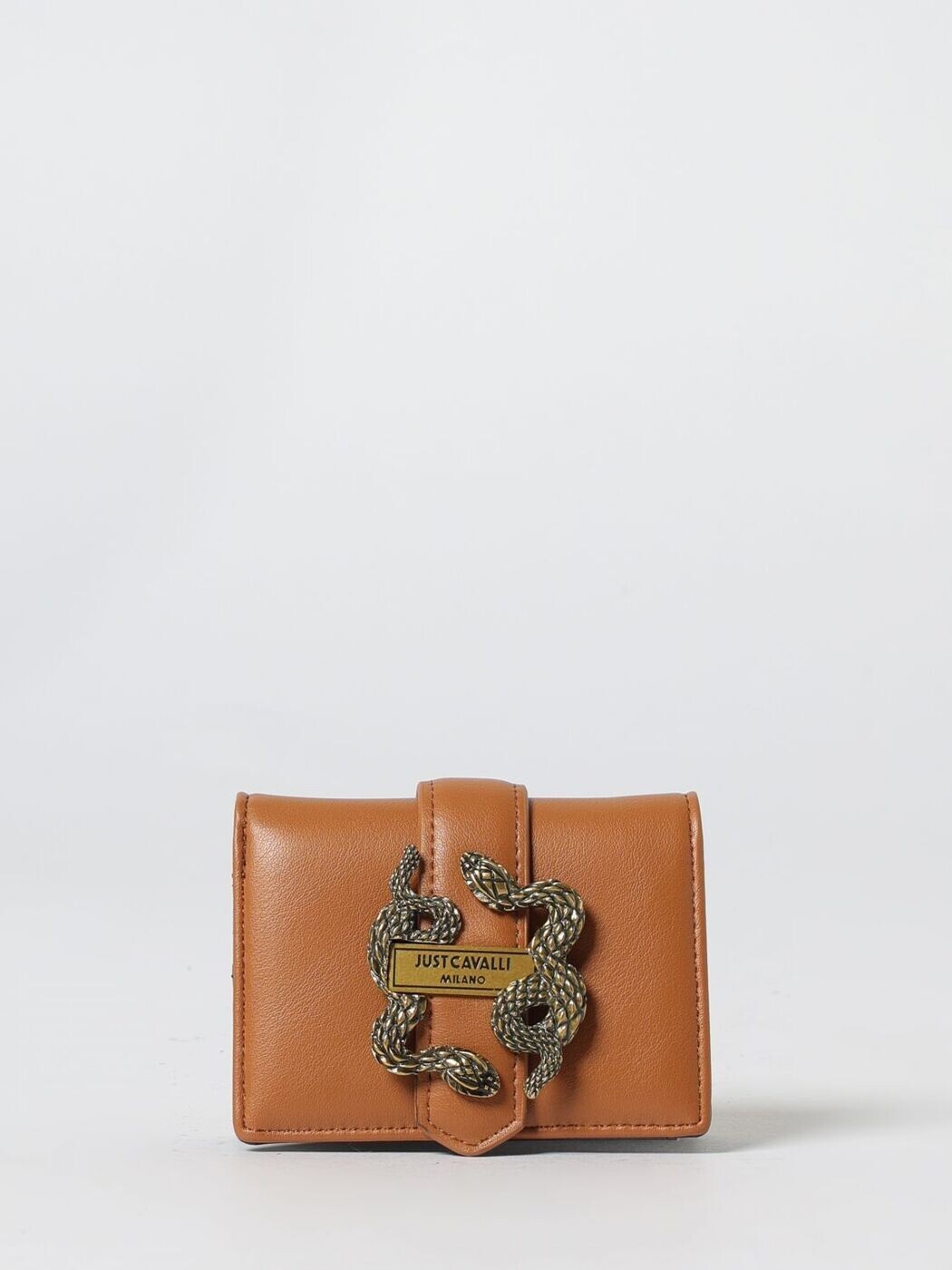 ジャスト カヴァリ JUST CAVALLI カードホルダー 財布 レディース ブラウン Wallets and Card Holders 79RA5PA3ZSA89 Brown 関税 送料無料 2025AW gi｜BRANDSHOP「il Tesoro」