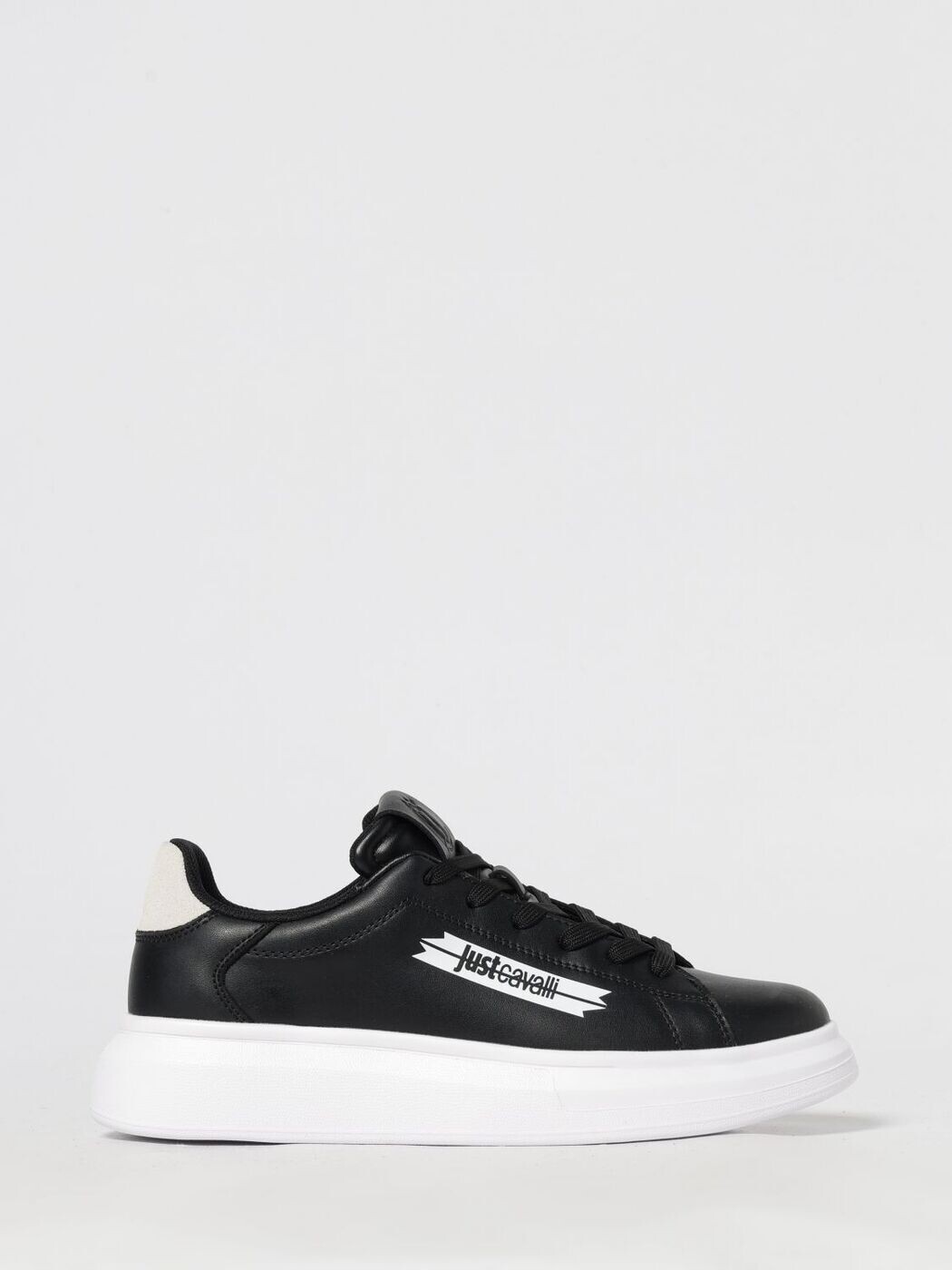 ジャスト カヴァリ JUST CAVALLI スニーカー メンズ 黒いこと Sneakers 79QA3SBFZPB63 関税 貨物輸送無料 2025AW gi