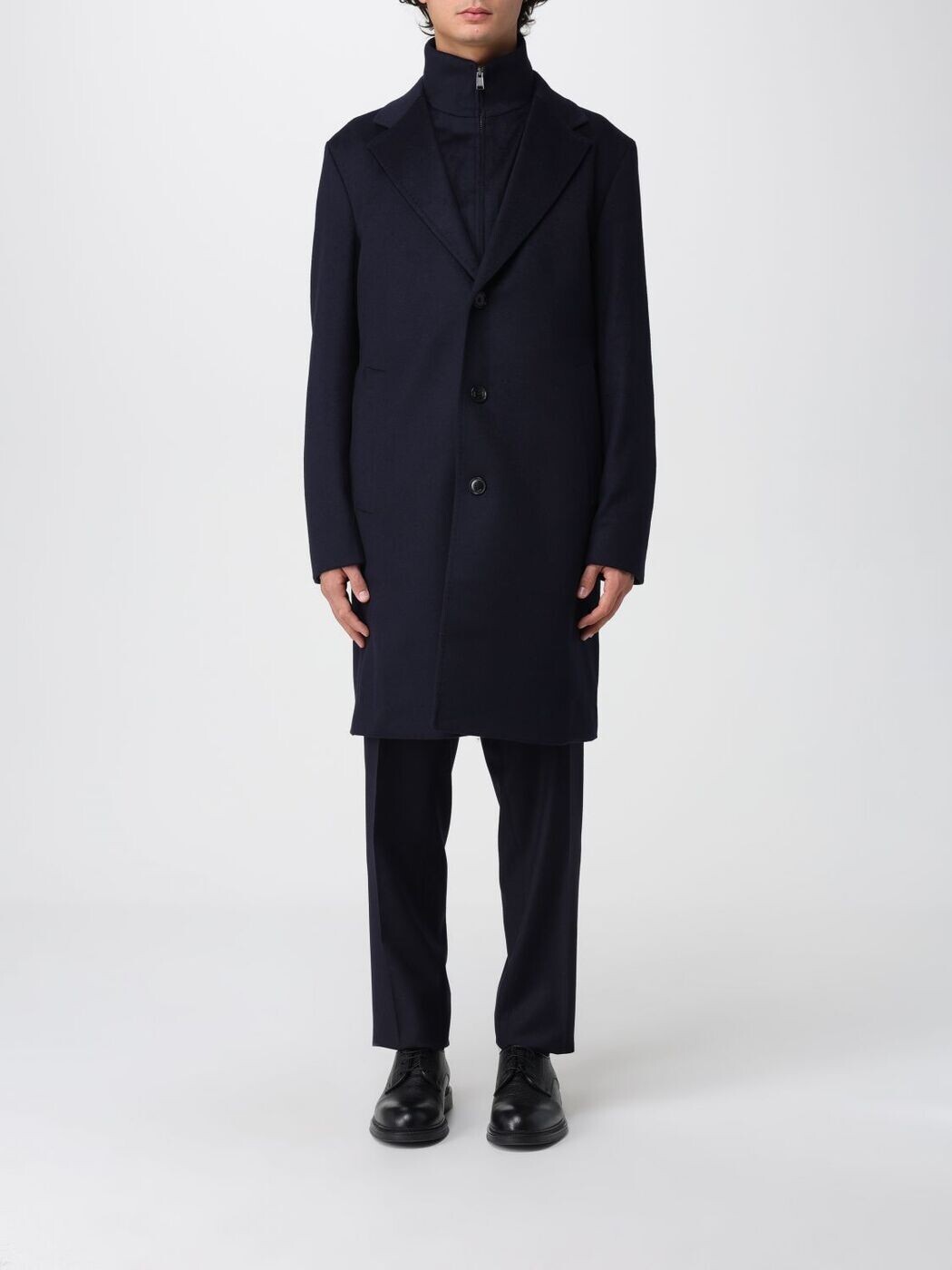 ボス BOSS トレンチ コート メンズ ブルー Coats and Trench 50551085 Blue 関税 送料無料 2025AW gi|BRANDSHOP「il Tesoro」