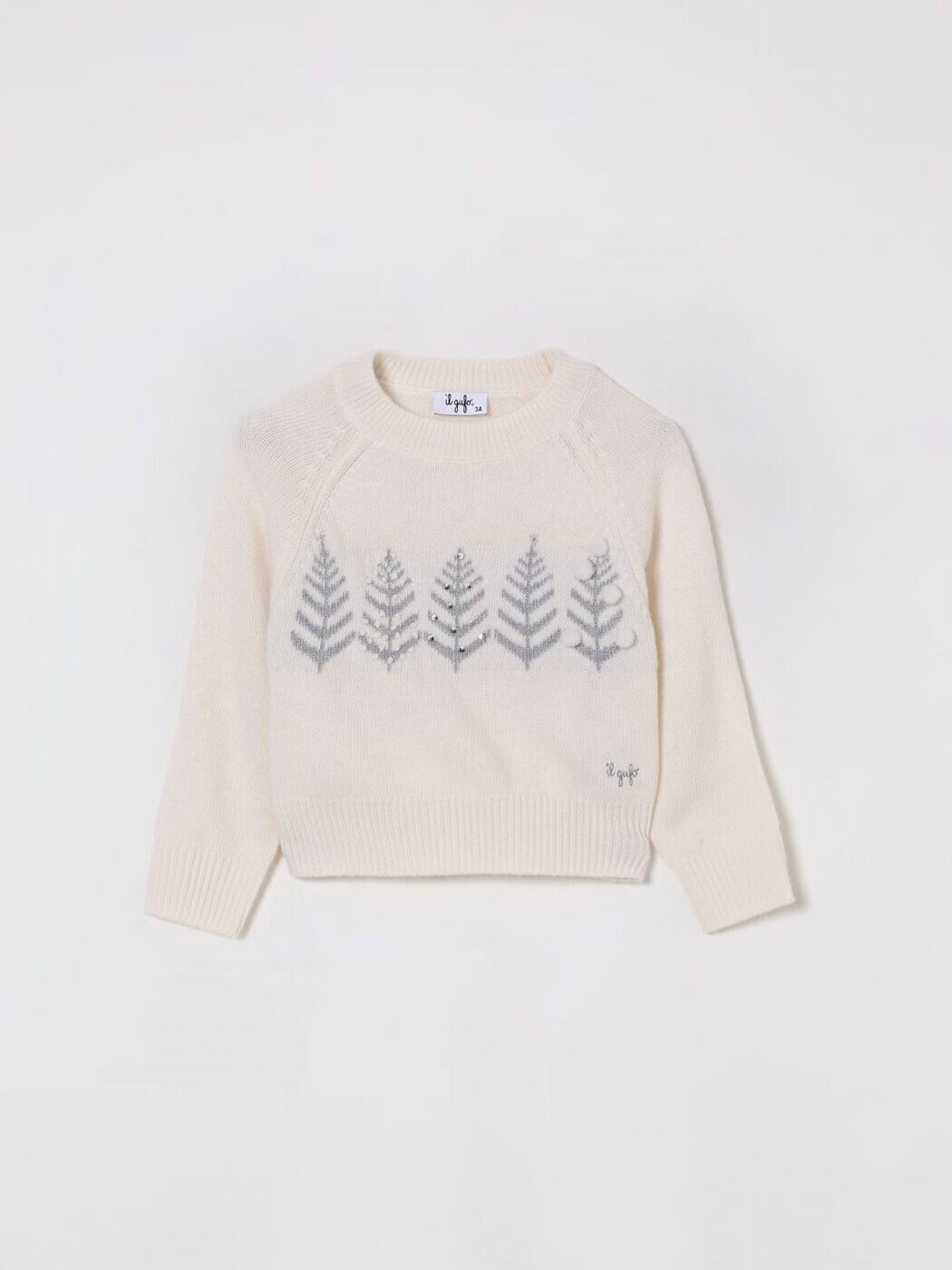 イルグッフォ IL GUFO クルーネックジャンパー 編み物御召しもの ガールズ Crew neck jumpers A25GMA0018EM220 関税 貨物輸送無料 2025AW gi
