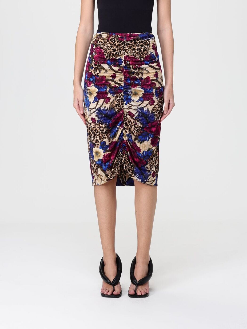 ジャスト カヴァリ JUST CAVALLI スカート レディース マルチカラー Skirts 79PAE815JS531 Multicolor 関税 送料無料 2025AW gi｜BRANDSHOP「il Tesoro」