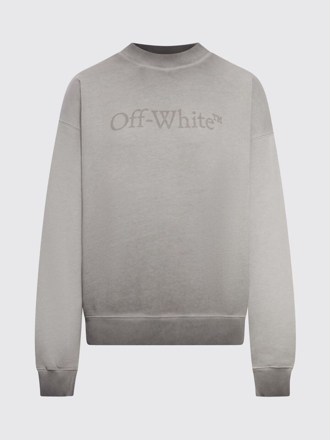 象牙色 OFF WHITE 調教師 レディース 薄墨色 Sweatshirts OWBA07CF25FLE001 関税 貨物輸送無料 2025AW gi