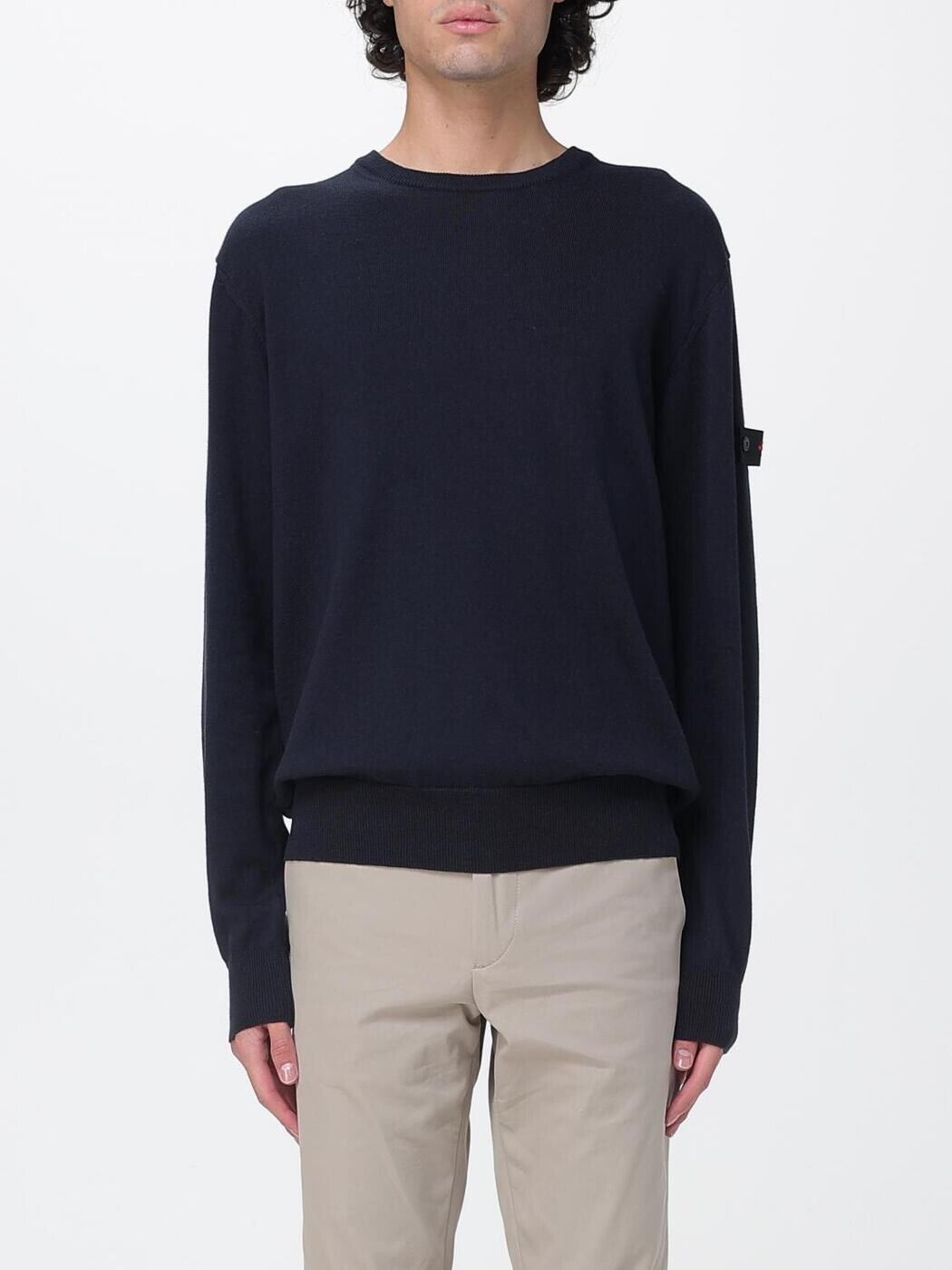 ピューテリー PEUTEREY プルオーバー 編み物御召しもの メンズ 青味 Knitwear PEU561199011919 Blue 関税 貨物輸送無料 2025AW gi