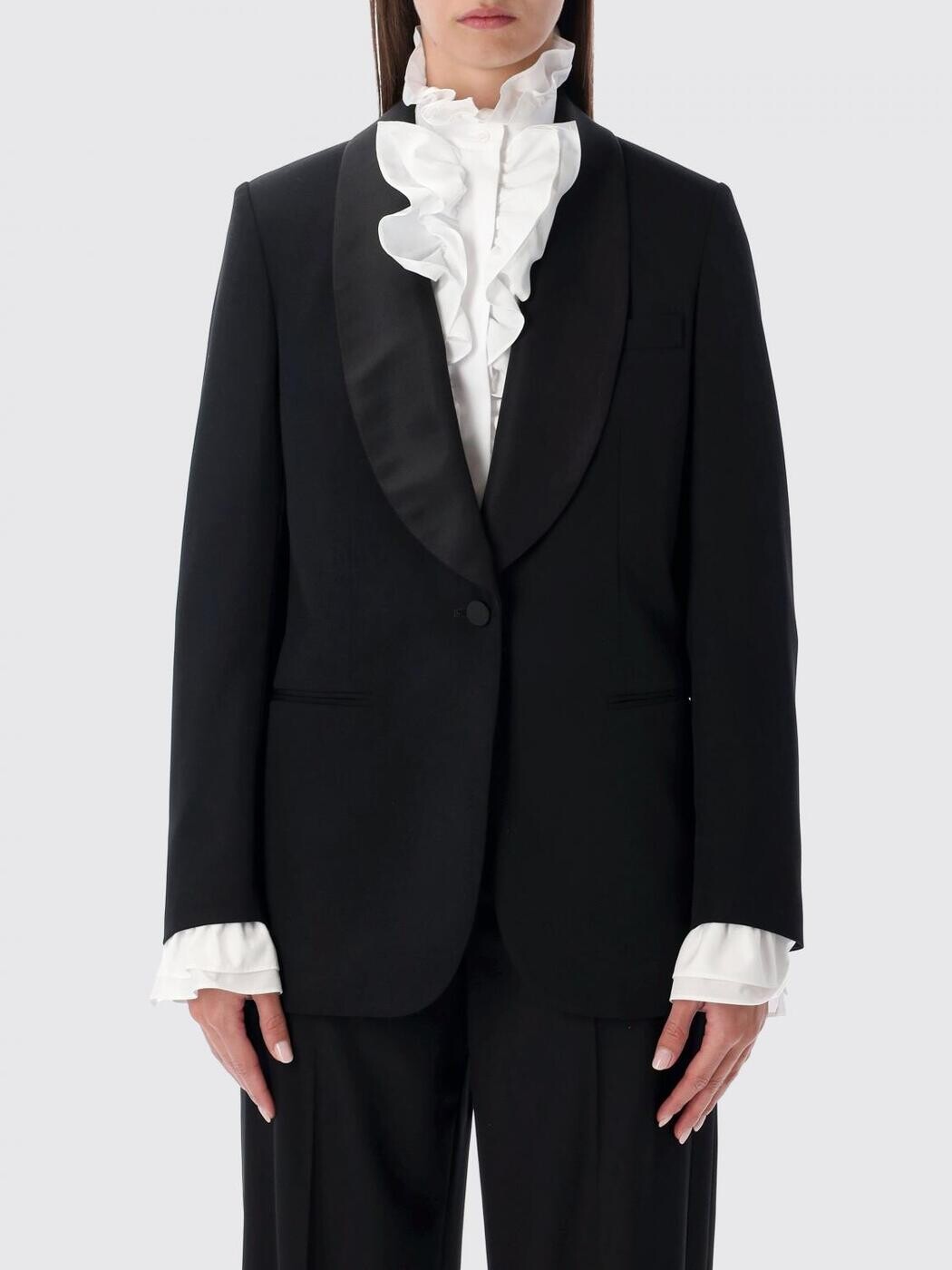 ラルフローレン POLO RALPH LAUREN 背広上衣 背広 上衣 レディース 黒いこと Suit Jackets 290P06778 関税 貨物輸送無料 2025AW gi