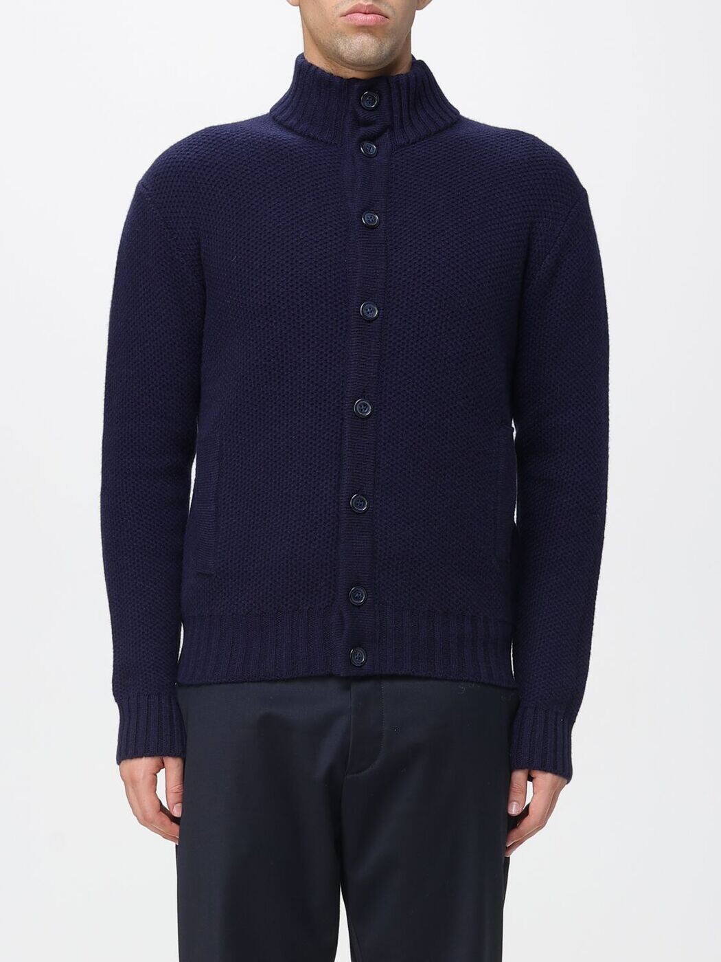 クロスシー XC プルオーバー 編み物御召しもの メンズ 青味 Knitwear 49 1697 49 Blue 関税 貨物輸送無料 2025AW gi