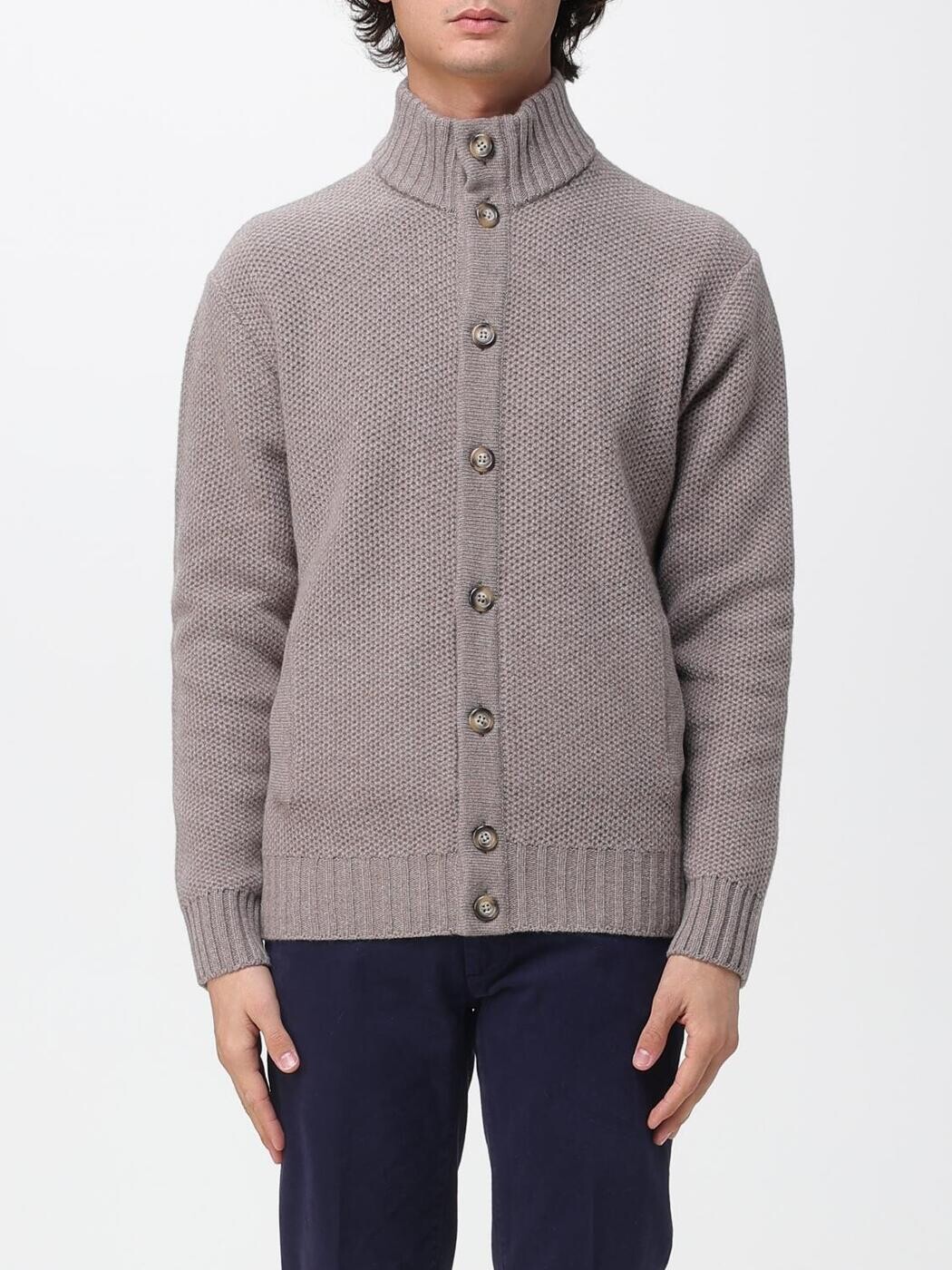 クロスシー XC プルオーバー 編み物御召しもの メンズ Knitwear 49 1697 49 Dove Grey 関税 貨物輸送無料 2025AW gi
