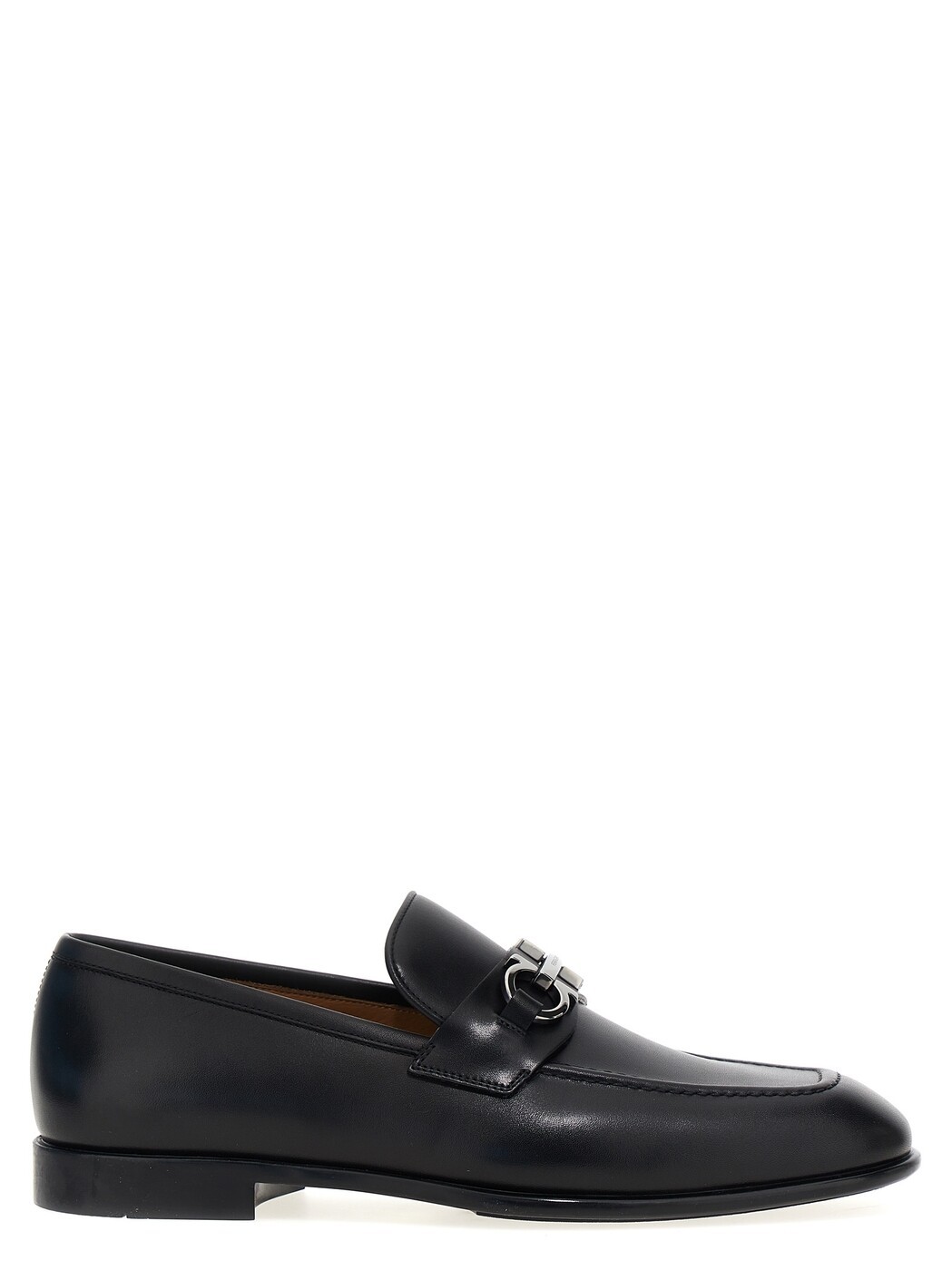 フェラガモ FERRAGAMO 置き目毛革 メンズ 黒いこと Loafers \u0027Foster\u0027 loafers 762636NERO Black 関税 貨物輸送無料 2026SS ju
