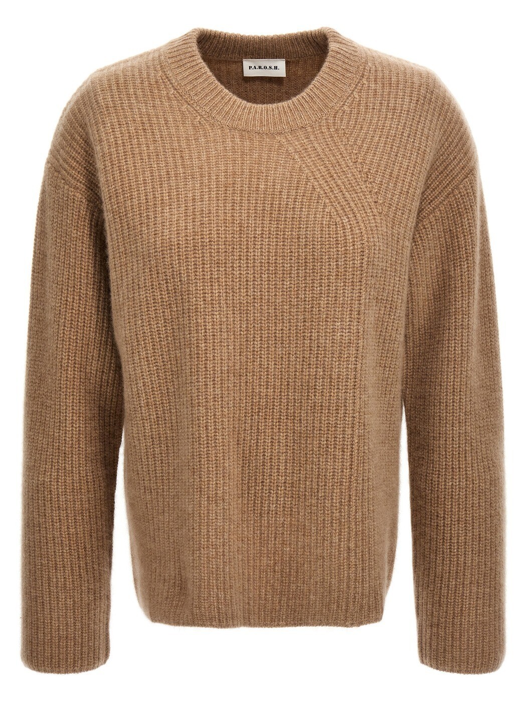 パロシュ P.A.R.O.S.H. スウェーター 編み物御召しもの レディース ベージュ Knitwear Cashmere sweater D540757WANT004 Beige 関税 貨物輸送無料 2023AW ju