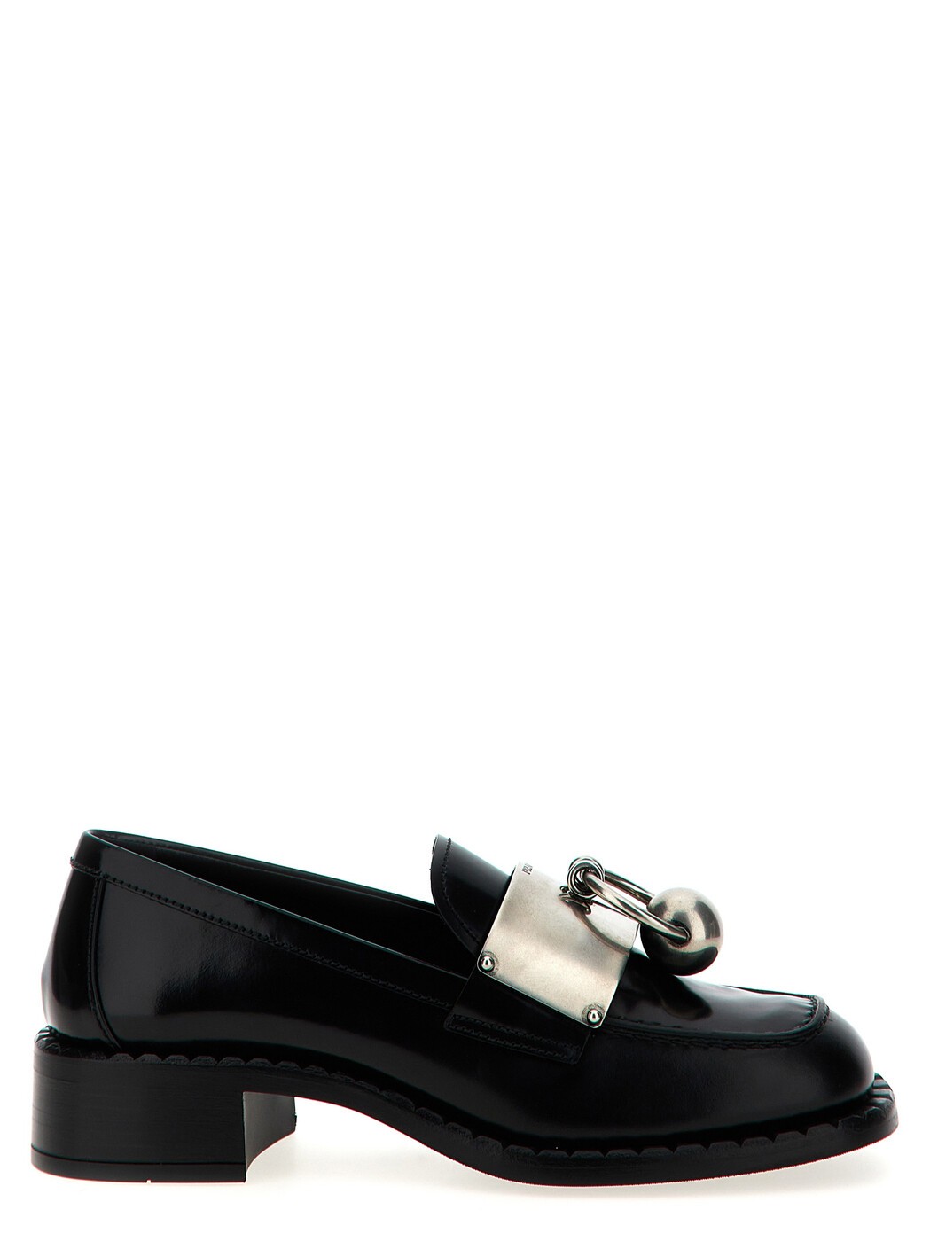 プラダ PRADA 置き目毛皮 レディース 黒いこと Loafers Piercing loafers 1D981NFD035P39F0002 Black 関税 貨物輸送無料 2025SS ju