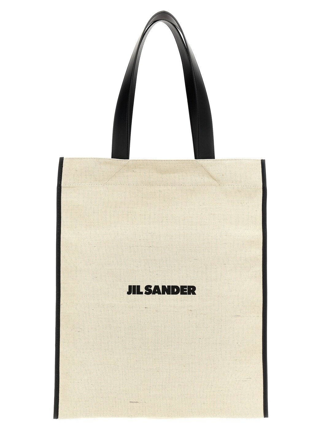 内鰓 サンダー JIL SANDER トートバッグ メンズ 白いこと Tote bags Medium \u0027Flat\u0027 shopping bag J26室内用便器0018P7060280 White/Black 関税 貨物輸送無料 2024AW ju