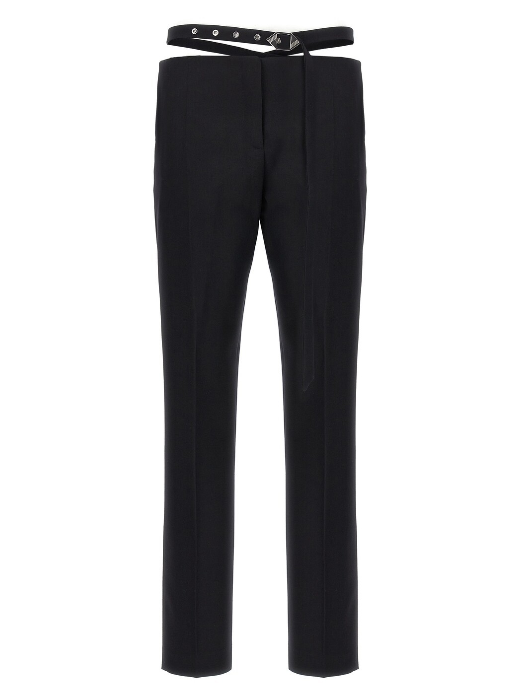 アティコ ATTICO ズボン パンツ レディース ブラック Trousers Belt detail trousers 241WCP167W046100 Black 関税 送料無料 2024SS ju|BRANDSHOP「il Tesoro」