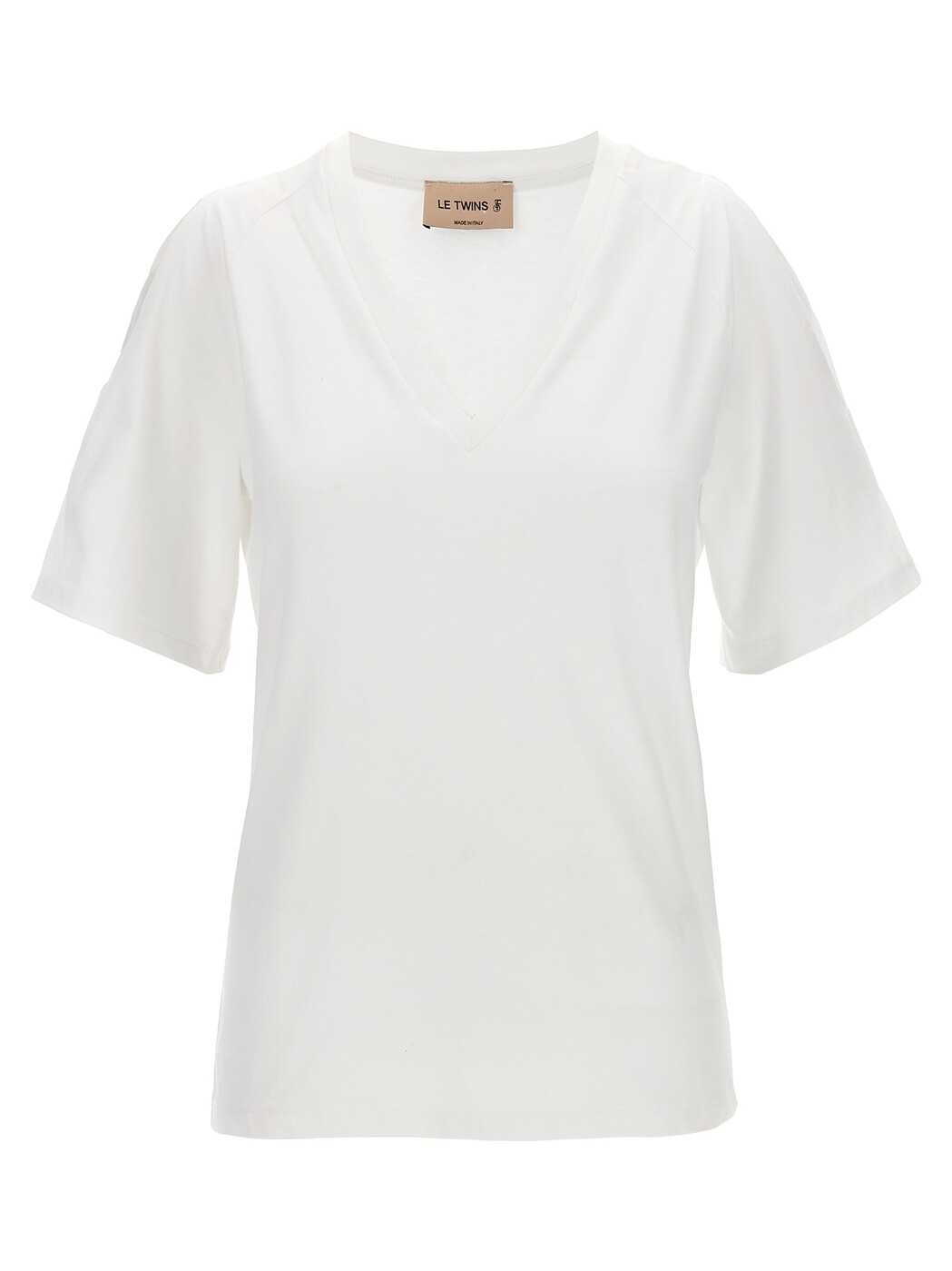 レ トゥインズ LE TWINS スポーツシャツ プルオーバー レディース 白いこと T-shirts and polo shirts \u0027Gianna\u0027 T-shirt GIANNABIANCO White 関税 貨物輸送無料 2024SS ju