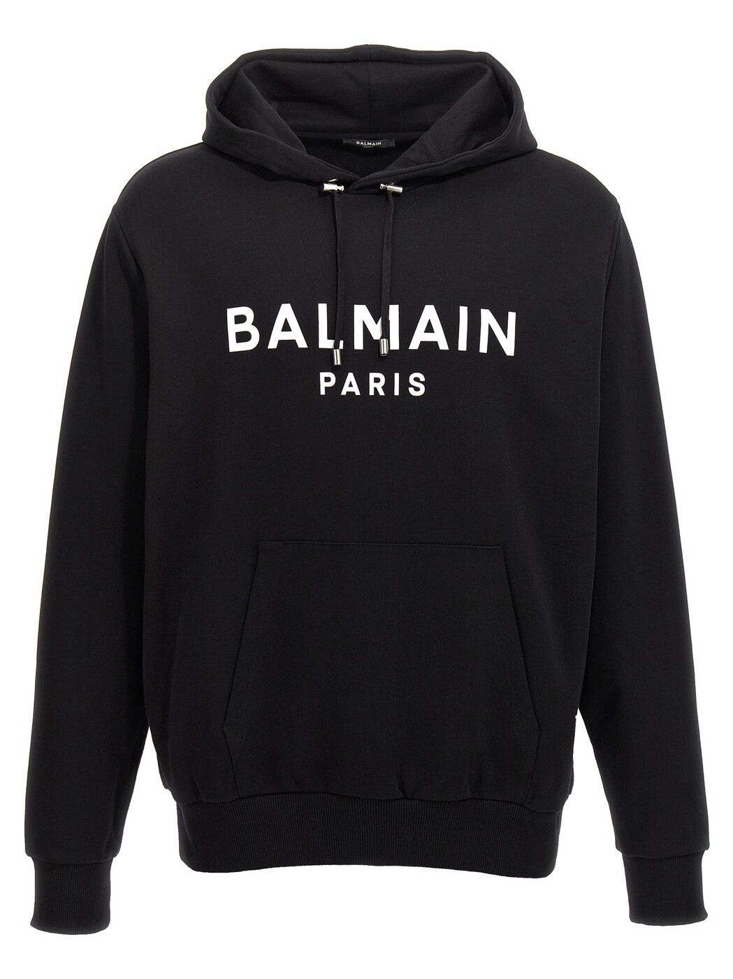 バルマン BALMAIN トレーナー 調教師 メンズ 白いこと Sweatshirts Logo print hoodie DH1JR002BB65EAB White/Black 関税 貨物輸送無料 2025AW ju