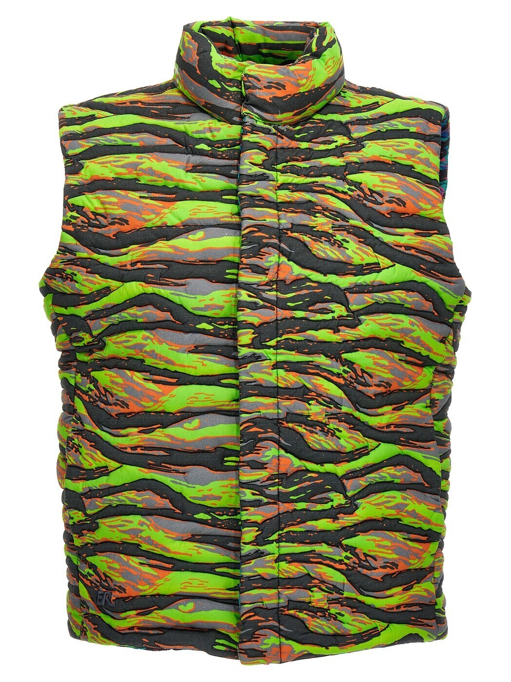イーアールエル ERL ジレ より良い メンズ マルチ色合い Vests Camouflage vest ERL06J007GREENRAVECAMO Multicolor 関税 貨物輸送無料 2023SS ju