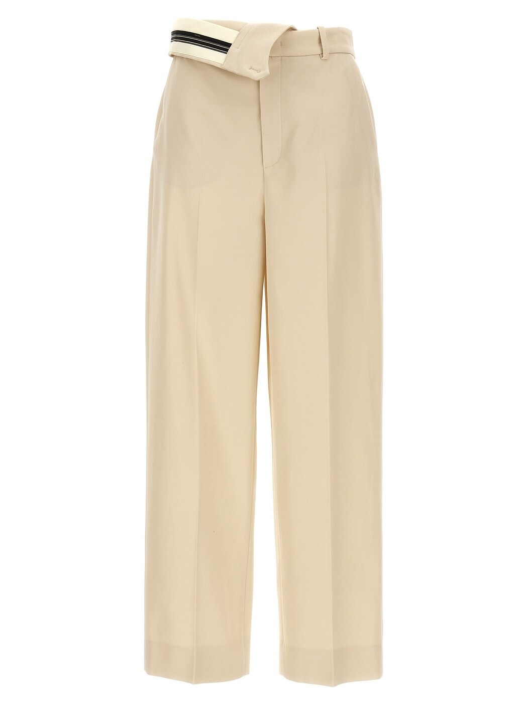 フェンディ FENDI ズボン パンツ レディース ベージュ Trousers 'Fendi Roma' gabardine trousers FR6540ARU5F1NY8 Beige 関税 送料無料 2024SS ju｜BRANDSHOP「il Tesoro」