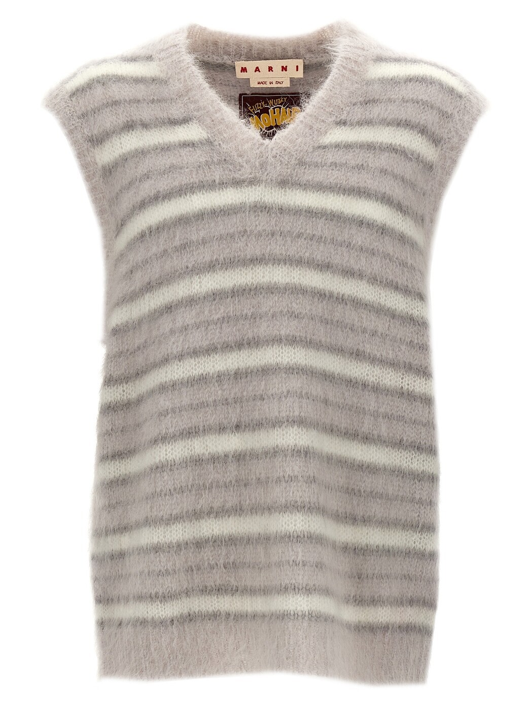 マルニ MARNI ジレ より良い メンズ 薄墨色 Vests \u0027Fuzzy Wuzzy\u0027 vest CVMG0076Q0UFU174RGN02 Gray 関税 貨物輸送無料 2024AW ju
