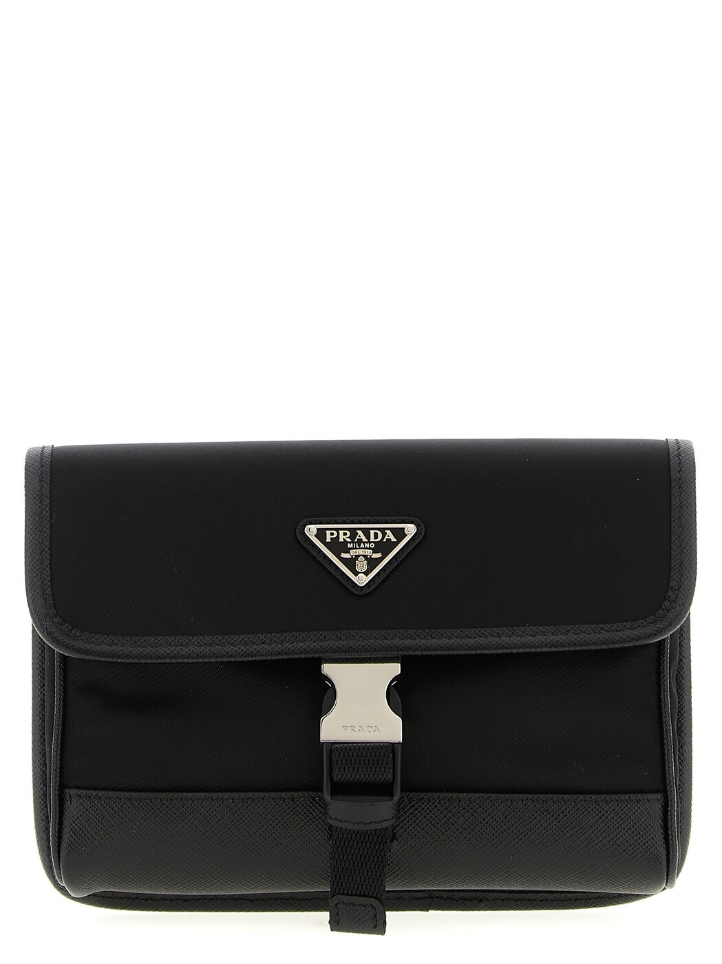 プラダ PRADA 先端技術付属物 流行り物小物 メンズ 黒いこと Hi-Tech Accessories Re-Nylon smartphone bag 2ZH1082DMHF0002 Black 関税 貨物輸送無料 2026AW ju