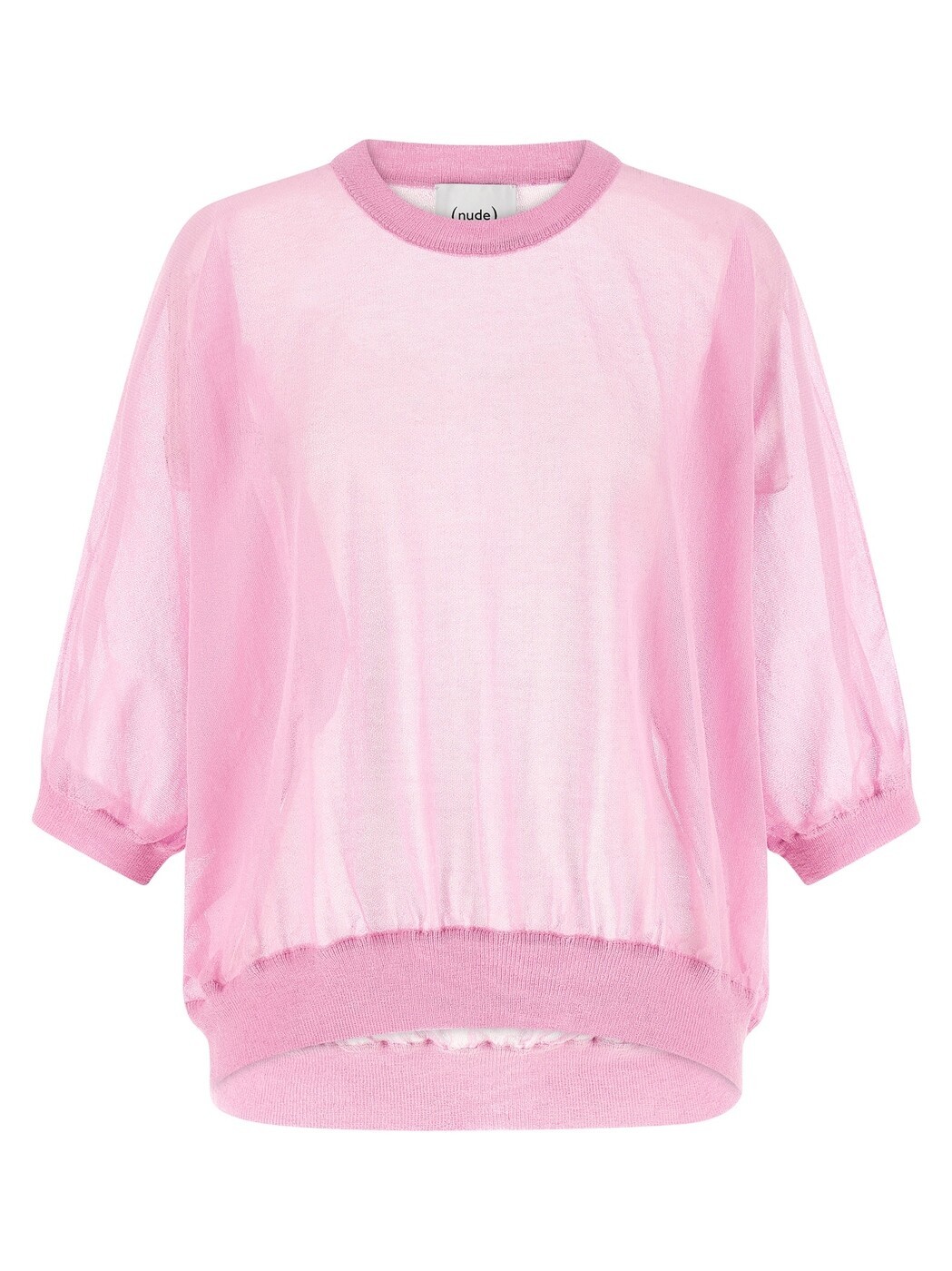 ヌード NUDE セーター ニットウェア レディース ピンク Knitwear Semi-sheer cotton sweater 1101E2633202 Pink 関税 送料無料 2026SS ju｜BRANDSHOP「il Tesoro」