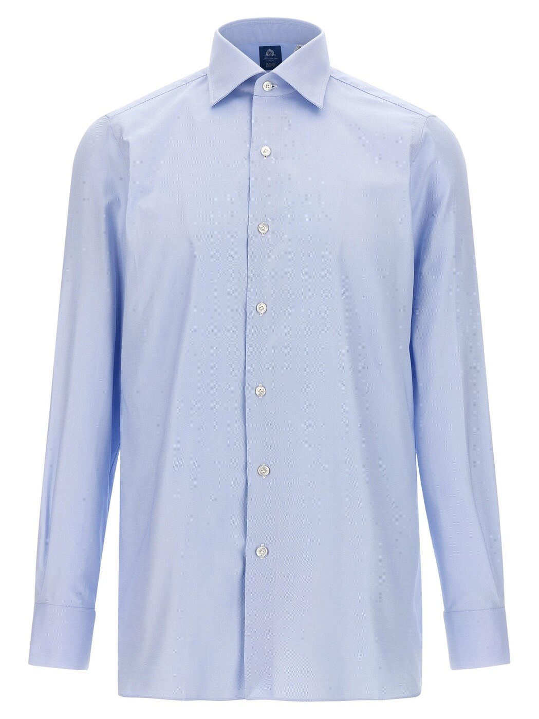フィナモレ FINAMORE シャツ メンズ ブルー Shirts 'Napoli' shirt C035102 Light Blue 関税 送料無料 2025AW ju|BRANDSHOP「il Tesoro」